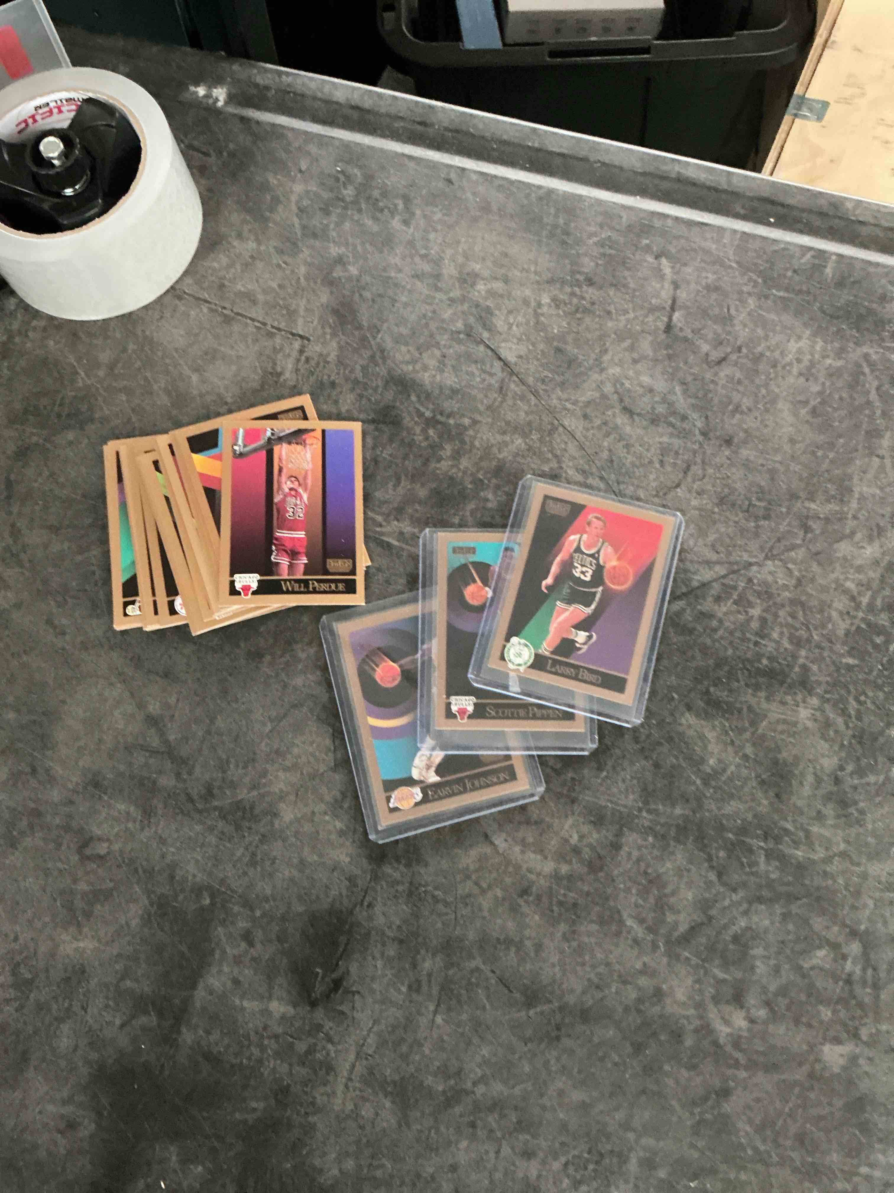 NBA trading cards 90s era