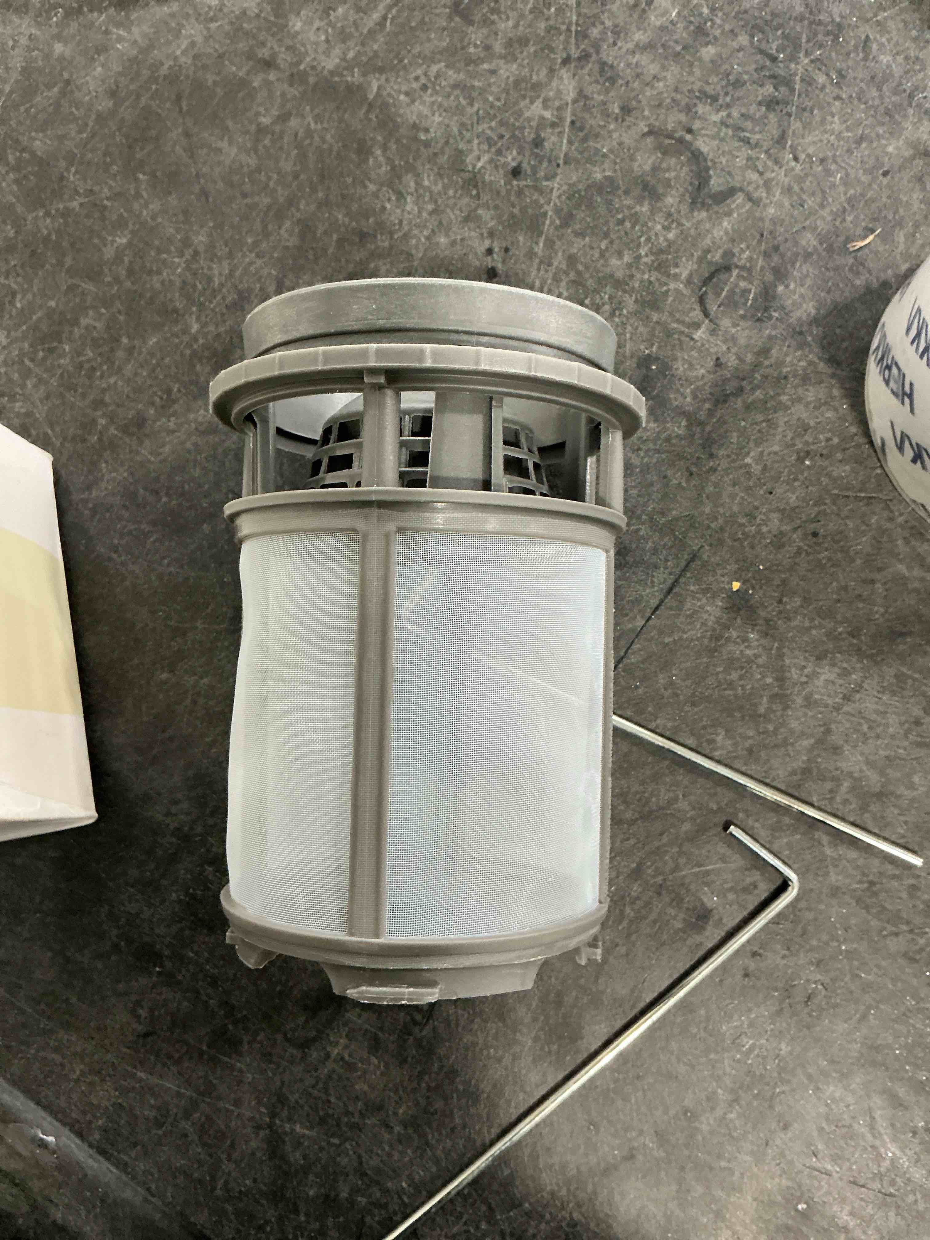 Condition photo showing Good Condition for Plastic Dishwasher Filter Replacement W10872845, Efficient Filtration, Easy to Install & Maintain, Compatible with Whirlpool Models WDT730PAHZ0, WDF520PADM7, WDT750SAHZ0 & More