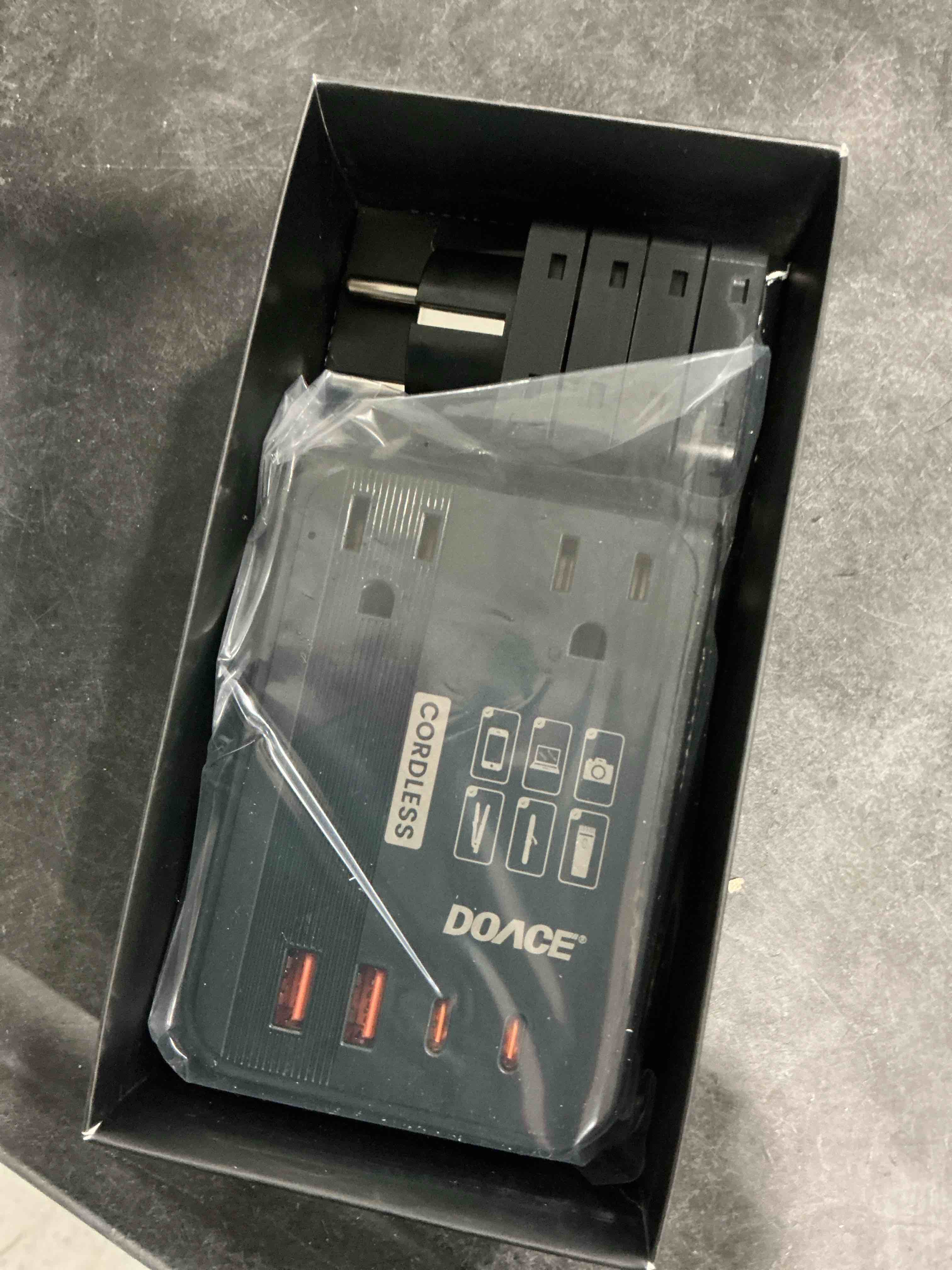 Condition photo showing Good Condition for DOACE 350W Voltage Converter US to Europe - 220V to 110V Converter for European Travel, Power Converter Adapter Combo with PD Chargers for Hair Straightener Shaver Toothbrush CPAP Laptop Camera Phone Black