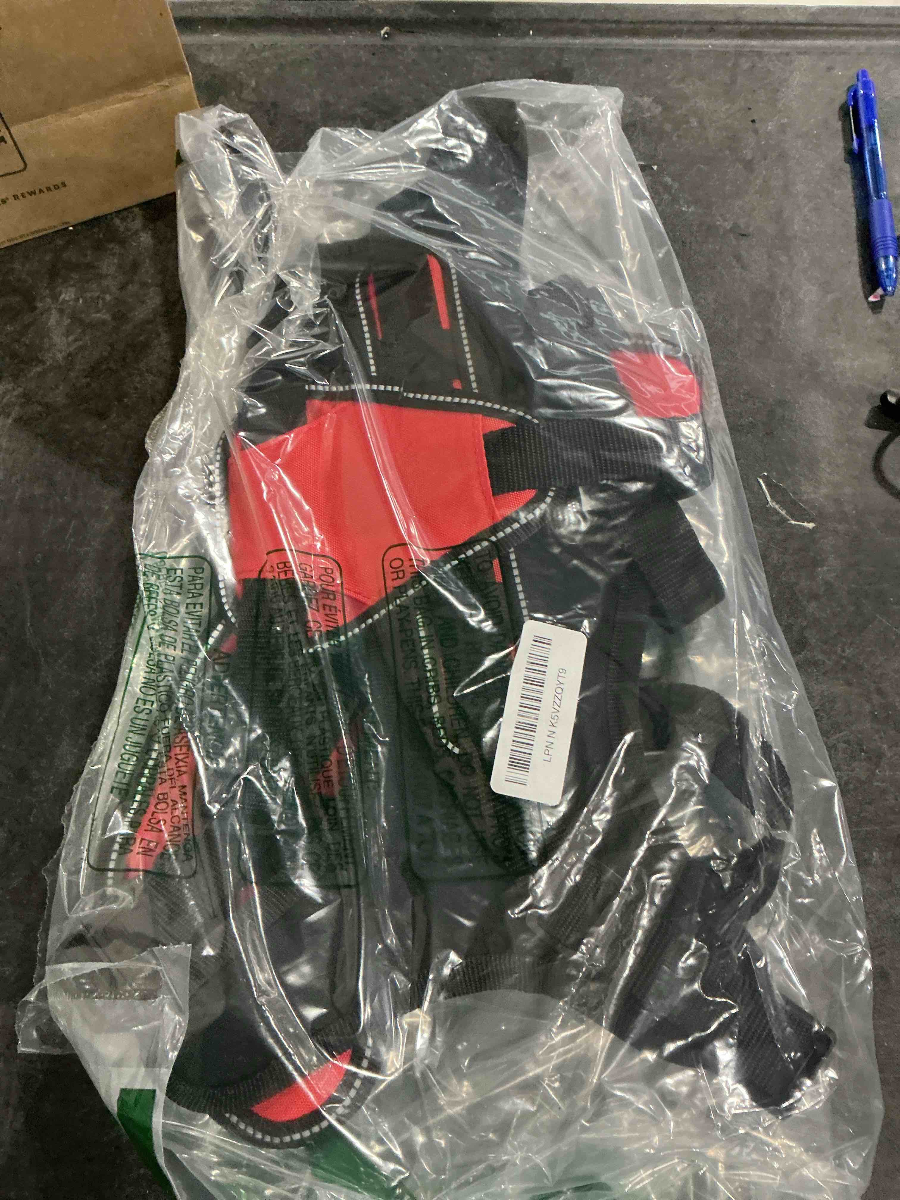 Condition photo showing Good Condition for Doggie Stylz Multi-Functional Full-Body Lifting Dog Harness Vest, Designed for Front-Only, Rear-Only or Full-Body Dog Lifting. Please Measure Before Ordering. Girth 28-39" Red