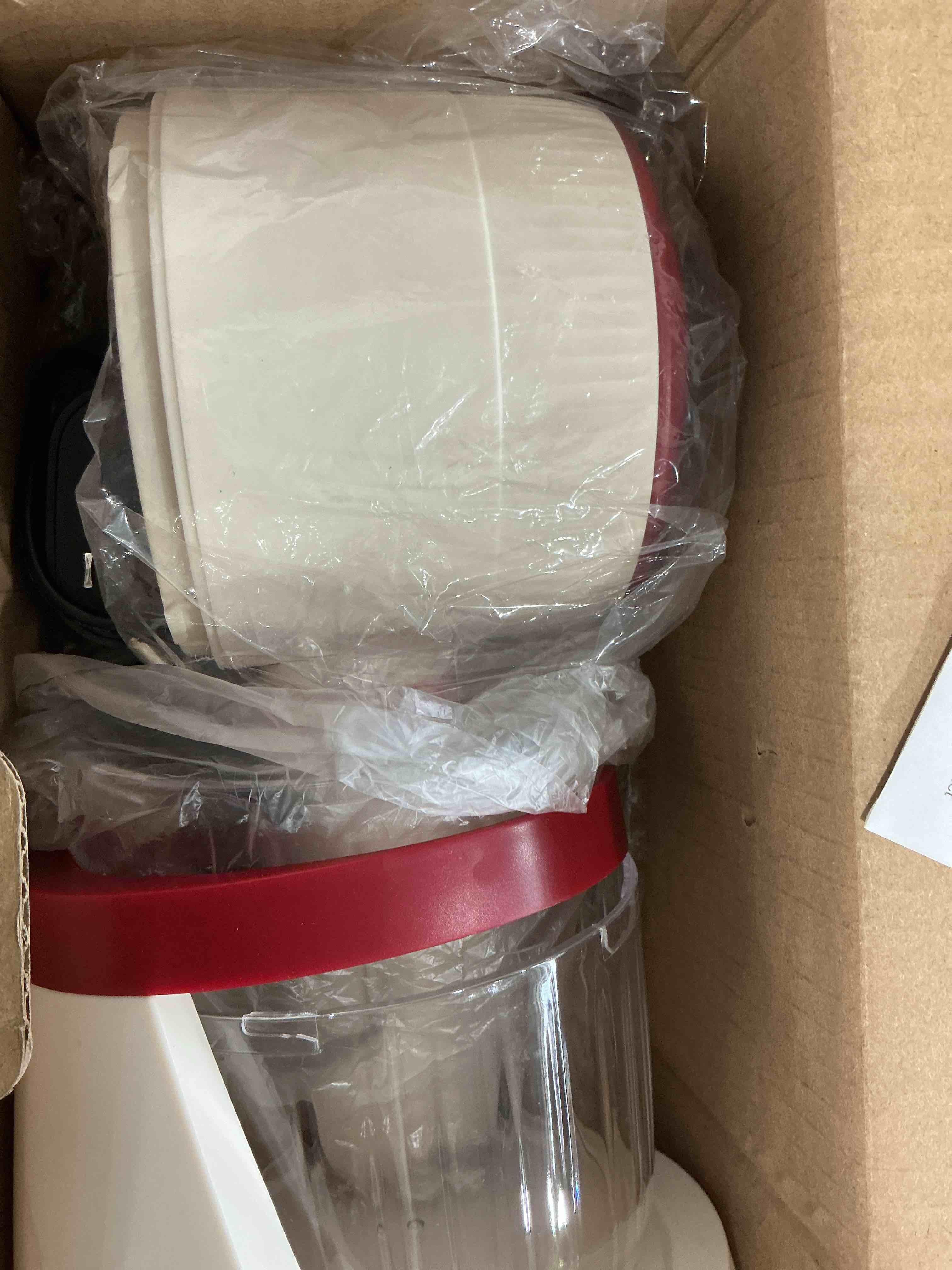Condition photo showing Good Condition for Electric Snow Cone Shaved Ice Machine, Ice Shaver Slushie Machine with Stainless Steel Blade, Easy to Clean Handheld Slushie Machine for Homemade Shaved Ice, Snow Cones, Slushies