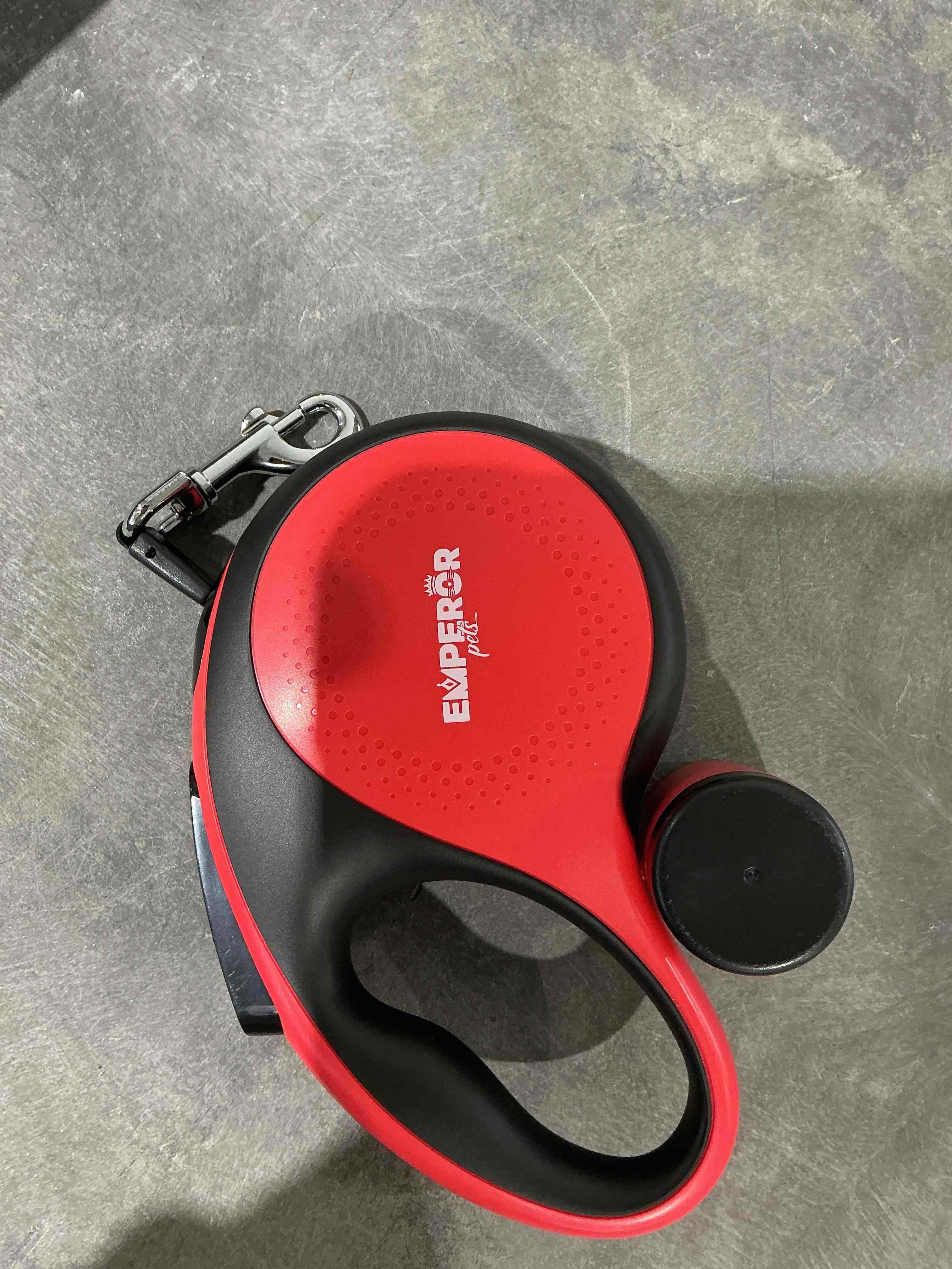 Condition photo showing Good Condition for Emperor Pets 16 ft Retractable Dog Leash Red - Heavy Duty Retractable Pet Leash with Anti-Slip Grip for Medium to Large Dogs up to 110 lbs -Aura BR16 16 ft (5m) Red