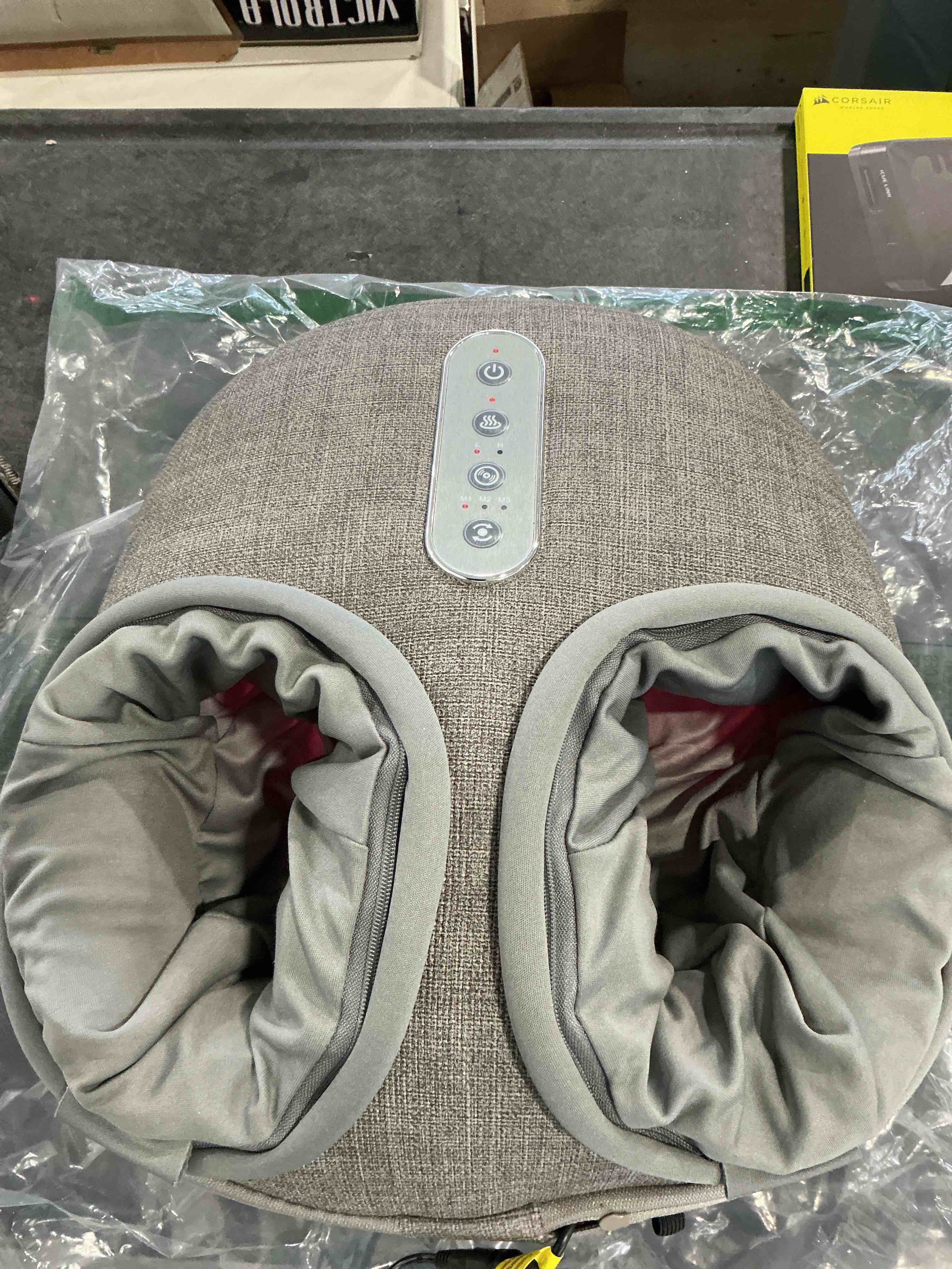 Condition photo showing Good Condition for Medcursor Foot Massager Machine with Heat, Shiatsu Deep Kneading, Delivers Relief for Tired Muscles and Plantar, Multi-Level Settings & Adjustable Intensity for Home or Office Use, Gifts for Women Mom MDFM400