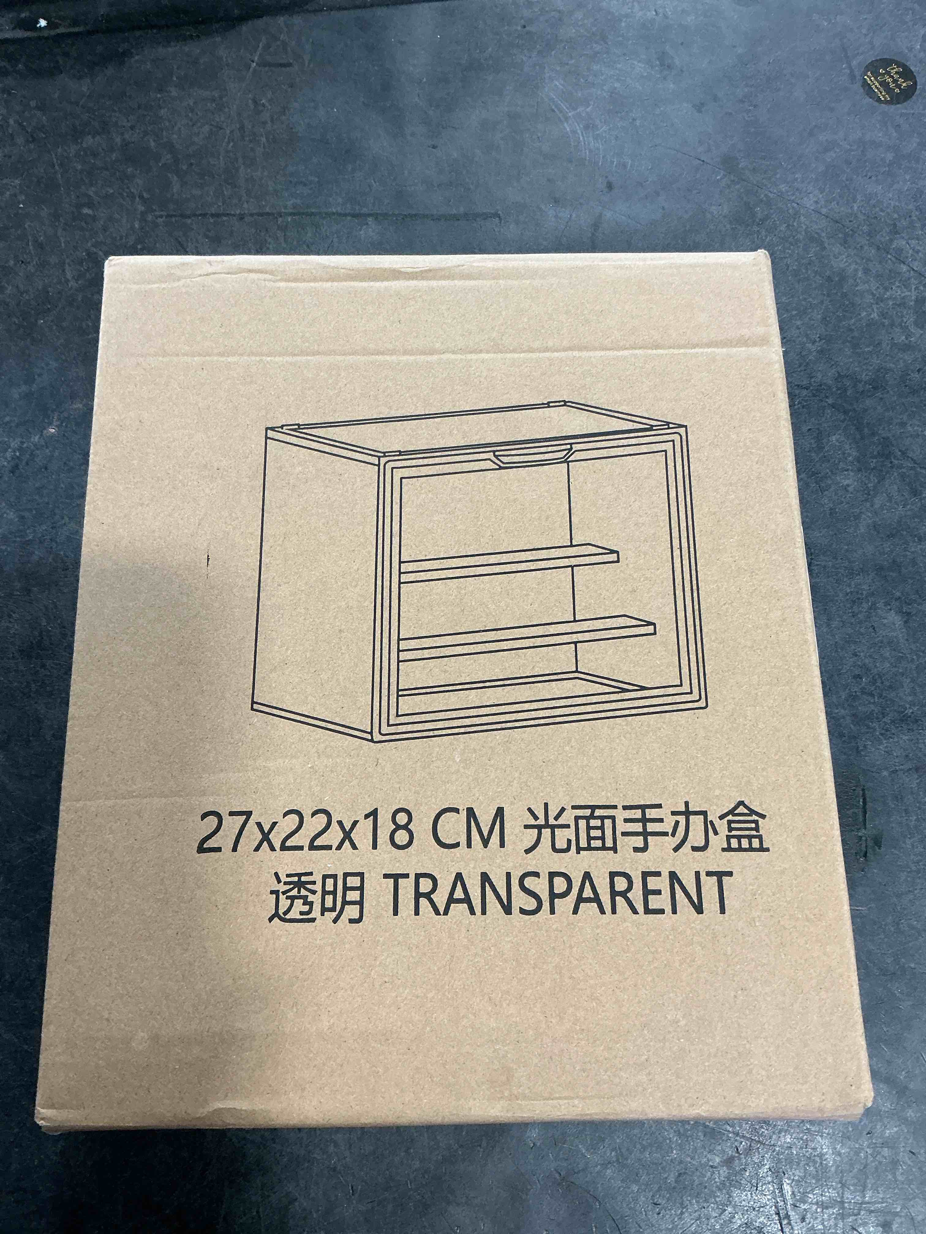 Condition photo showing New/Like New for Acrylic Display Case for Collectibles Clear Display Box for Figures with Magnetic Door, Stackable Design, Dustproof, Miniature Display Shelf for Action Figures,Display Box Display Case(1PCS)