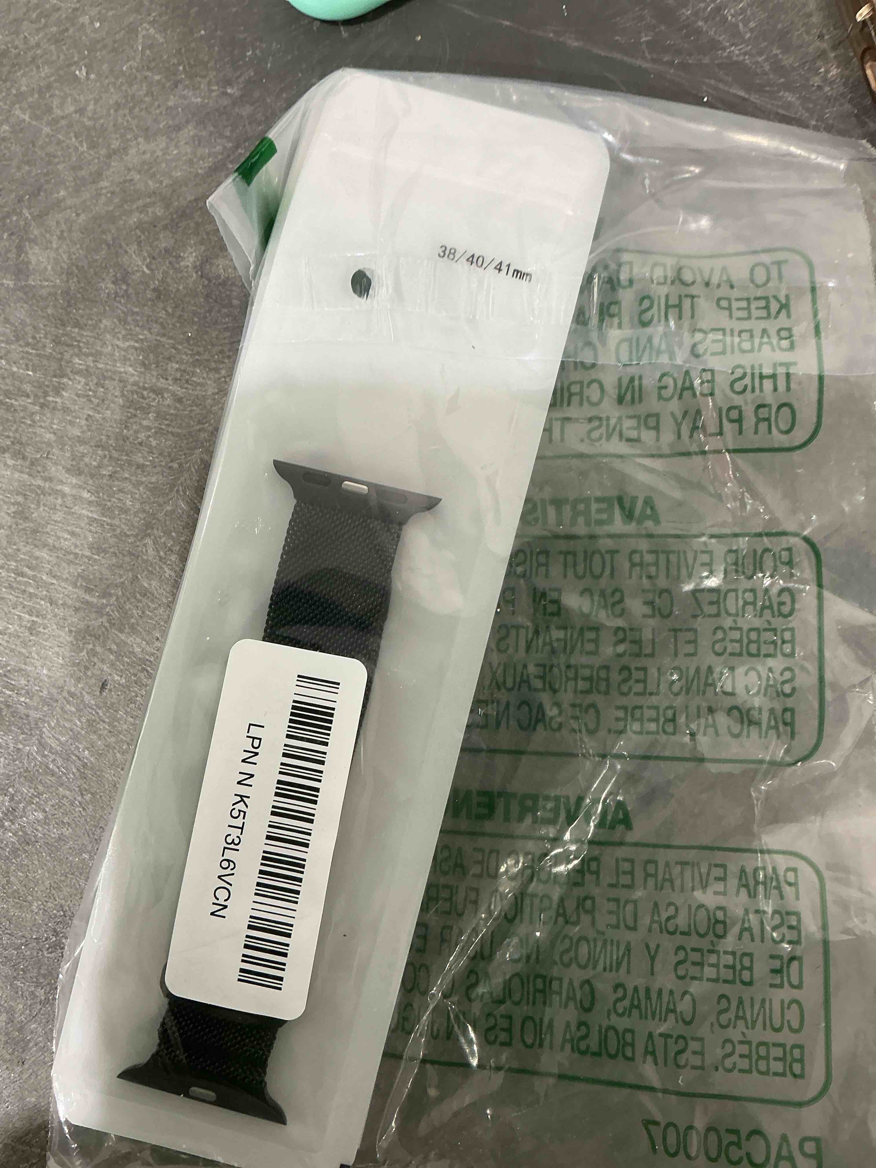 Condition photo showing Good Condition for 2Pack Mesh Metal Band Compatible with Apple Watch Band 38mm 40mm 41mm 42mm 44mm 45mm 46mm 49mm, Stainless Steel Magnetic Loop Strap for iWatch Ultra 3 2 1 Series 11/10/9/8/SE/7/6/5/4/3 Men Women A-Rose Gold/Black/Starlight 38mm/40mm/41mm/42mm(Series 11/10)