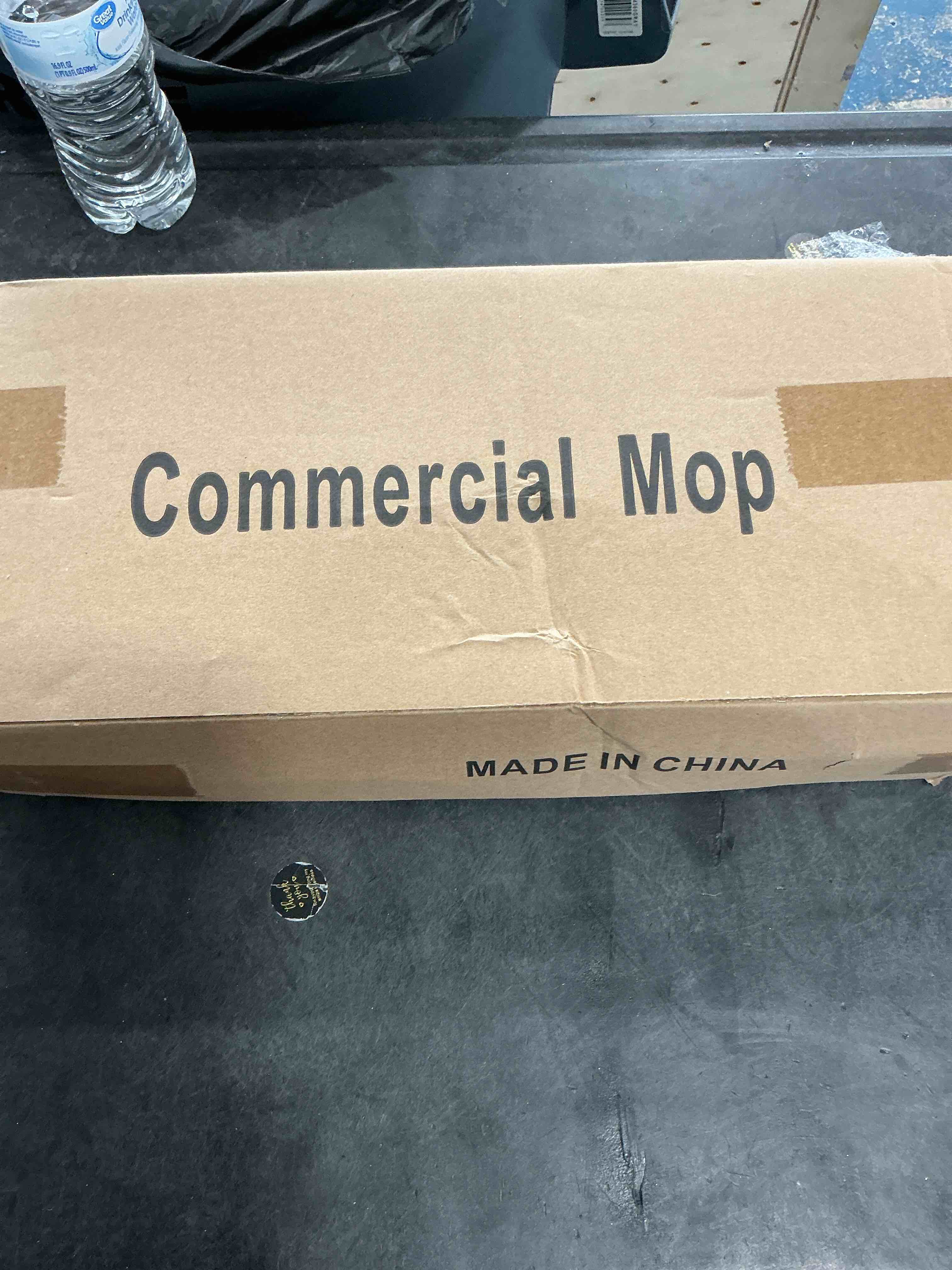 Condition photo showing New/Like New for Commercial Heavy Duty Mop with Three Mop Head Replacement, 59" Stainless Steel Handle,Looped-End String Wet Cotton Mops for Floor Cleaning