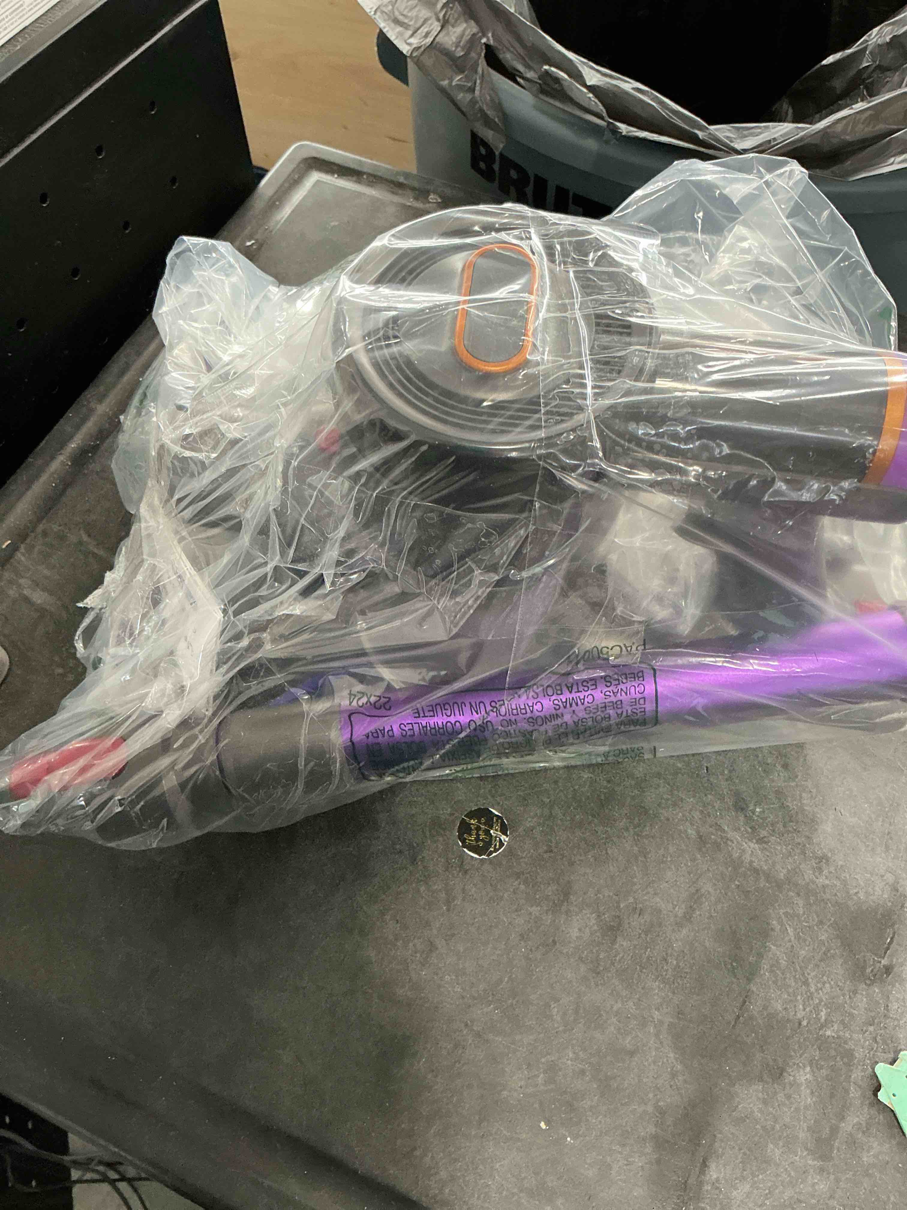 Condition photo showing Good Condition for USED / TESTED Cordless Vacuum Cleaner, Upgraded 550W 45Kpa 60Mins Vacuum Cleaners for Home, Anti-Tangle Stick Vacuum with Self-Standing, LED Display, 8-in-1 Wireless Vacuum for Carpet Pet Hair Hardfloor Purple