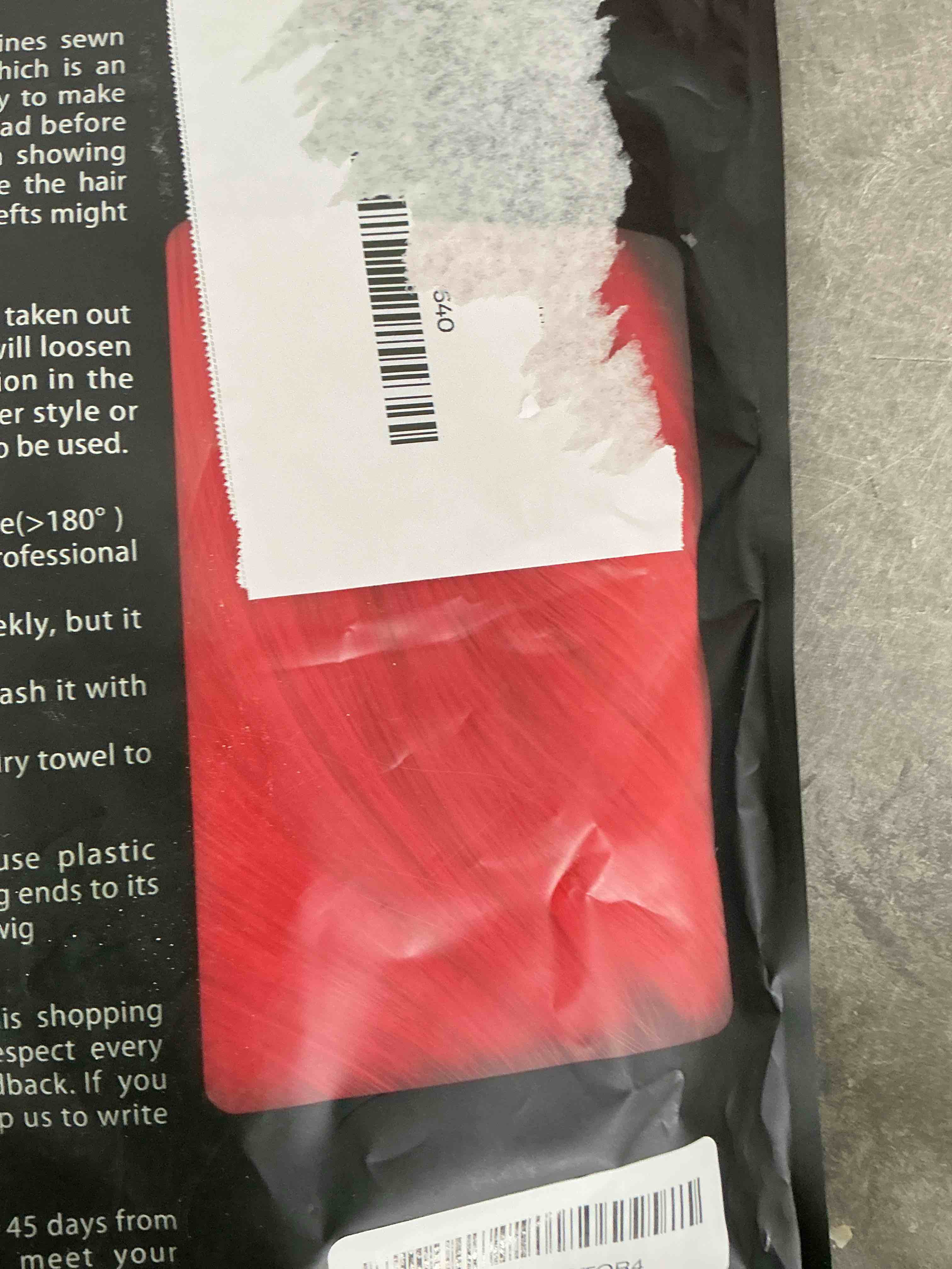 Condition photo showing Good Condition for QACCF Long Red Braided Wig with Yellow Bow Hair Accessory Cosplay Costume Women Wig