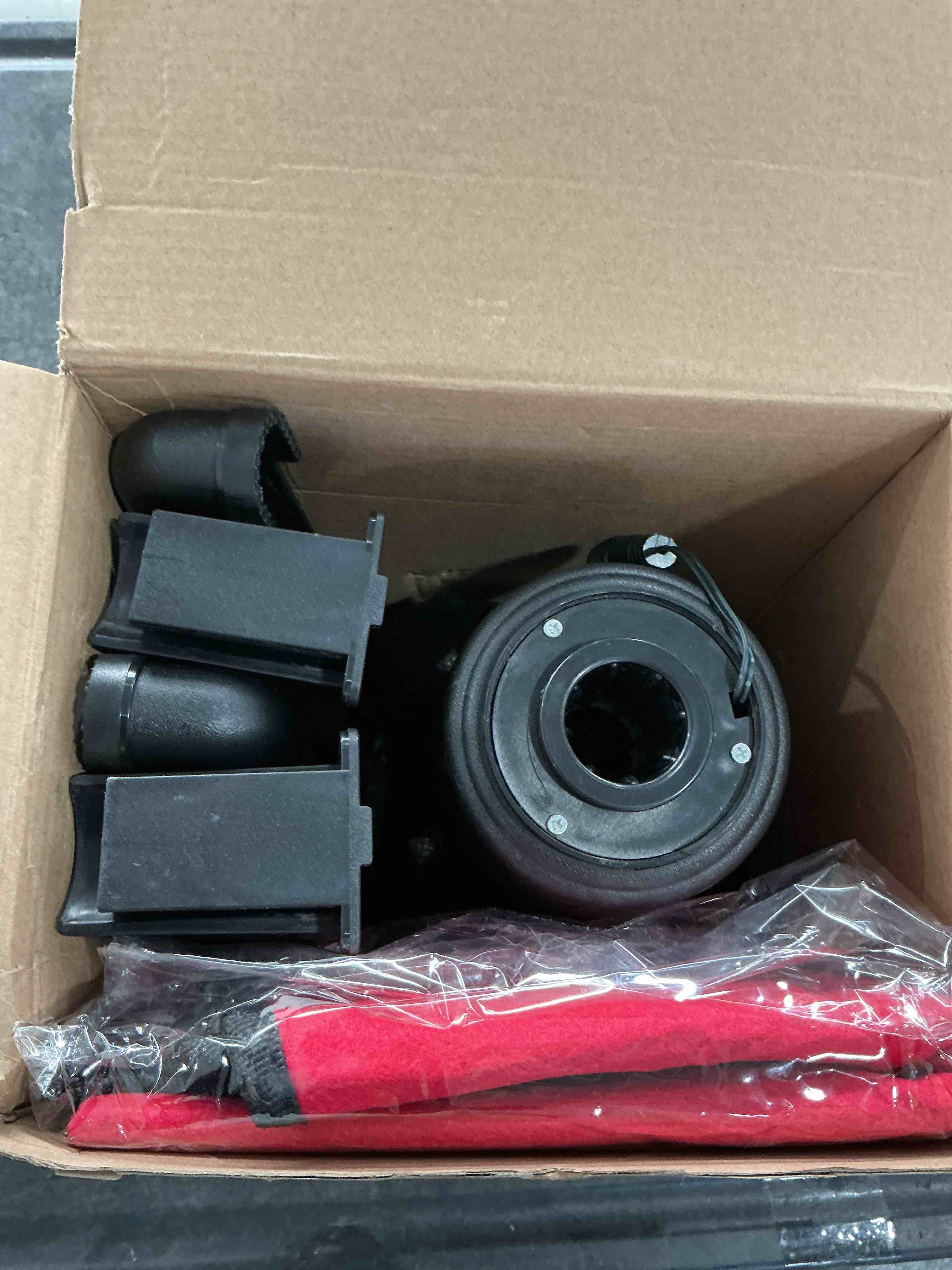 Condition photo showing New/Like New for Hortsun 360 Degree Rotating Christmas Tree Stand with 30'' Mat Electric Revolving Base Stand Holder for up to 7.5ft Spinning Xmas Tree with Built-in Electrical Outlet and 2 Settings Trunk Diameter