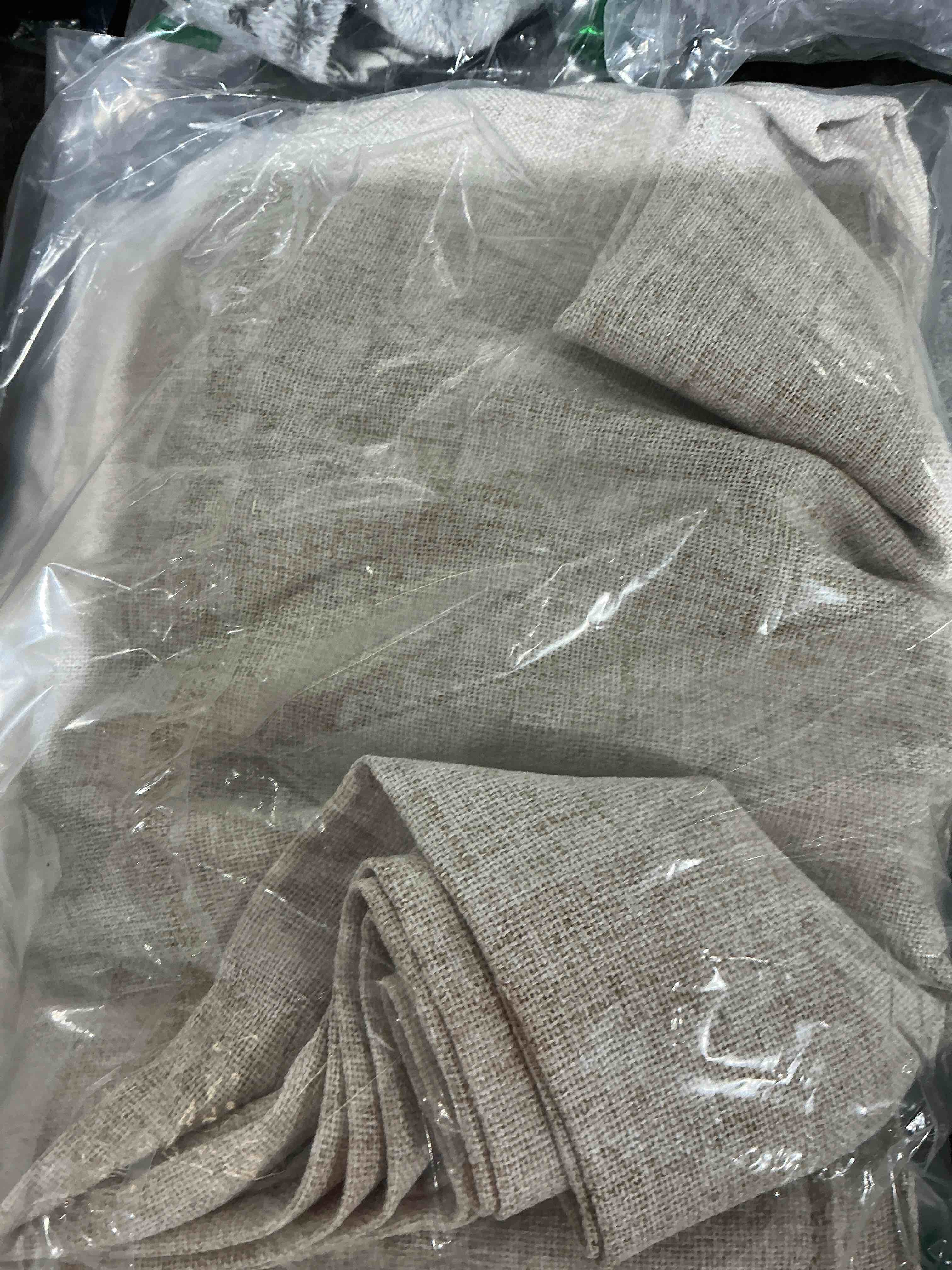 Condition photo showing Good Condition for BGment Linen Curtains 63 Inch Length 2 Panels for Living Room - Semi Sheer Drapes Light Filtering Window Treatments with Rod Pocket Back Tab Lightweight for Bedroom, 52 X 63 Inch 52"W x 63"L (Pack of 2) Linen