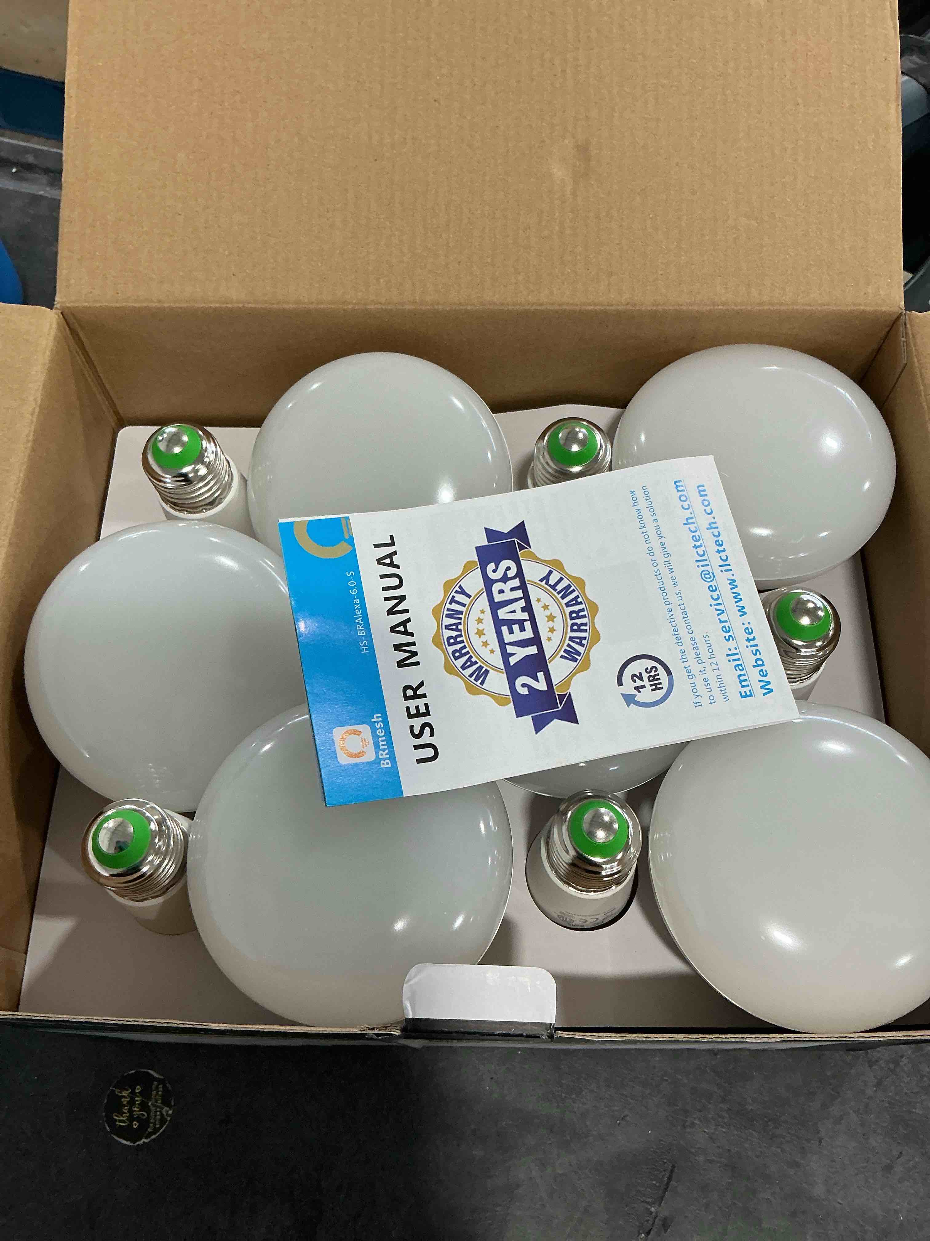 Condition photo showing Good Condition for LED BR30 Alexa Flood Light Bulbs Color Changing Indoor Compatible with Alexa (12 Pack)
