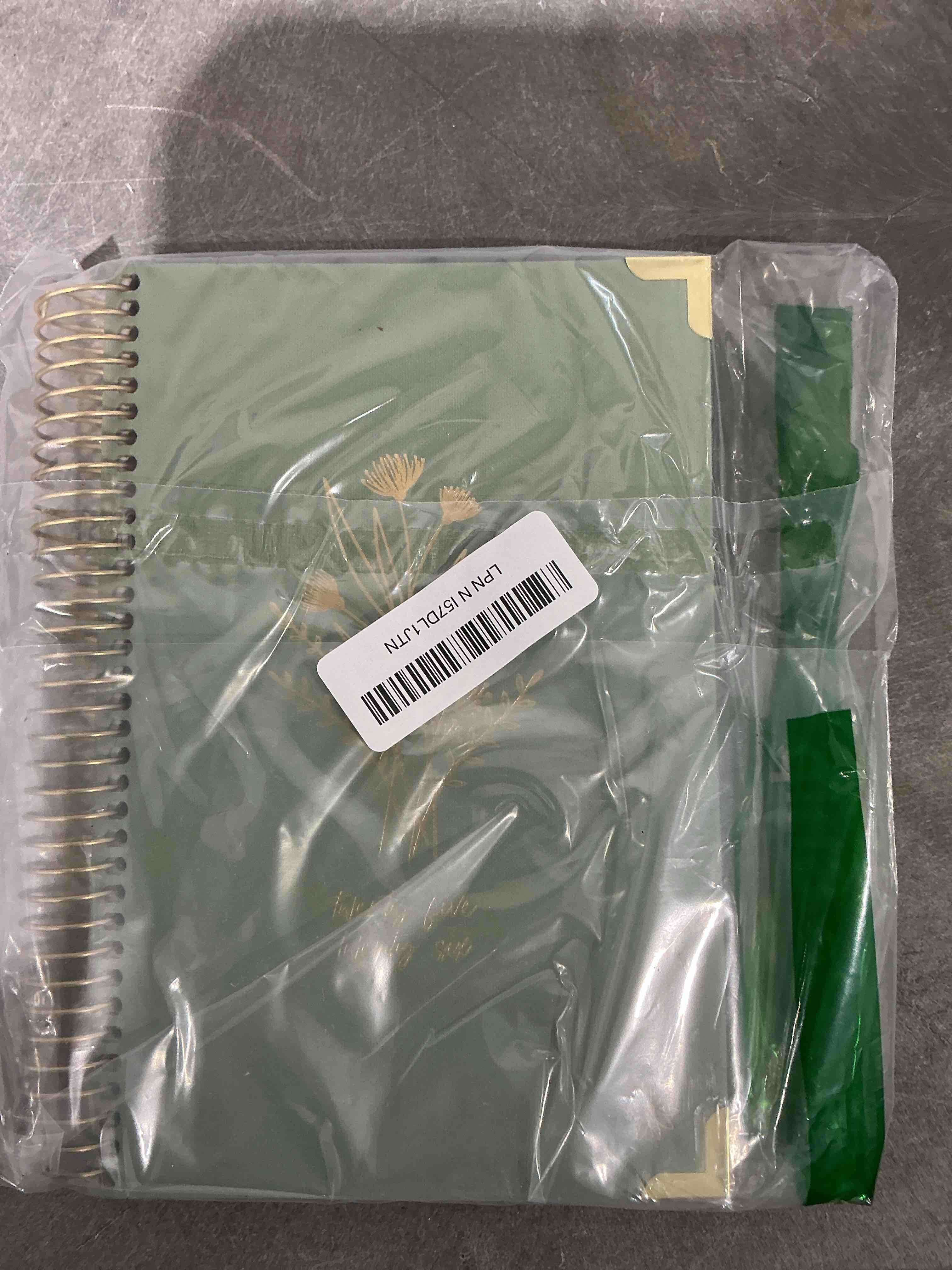 Condition photo showing Good Condition for bloom daily planners HARDCOVER Planner 2025-2026 (5.5” x 8.25) Academic Year (July 2025 - July 2026) - A5 Task Goal Organizer - Monthly & Weekly Inspirational Agenda Book - Green Linen 5.5" x 8.25"
