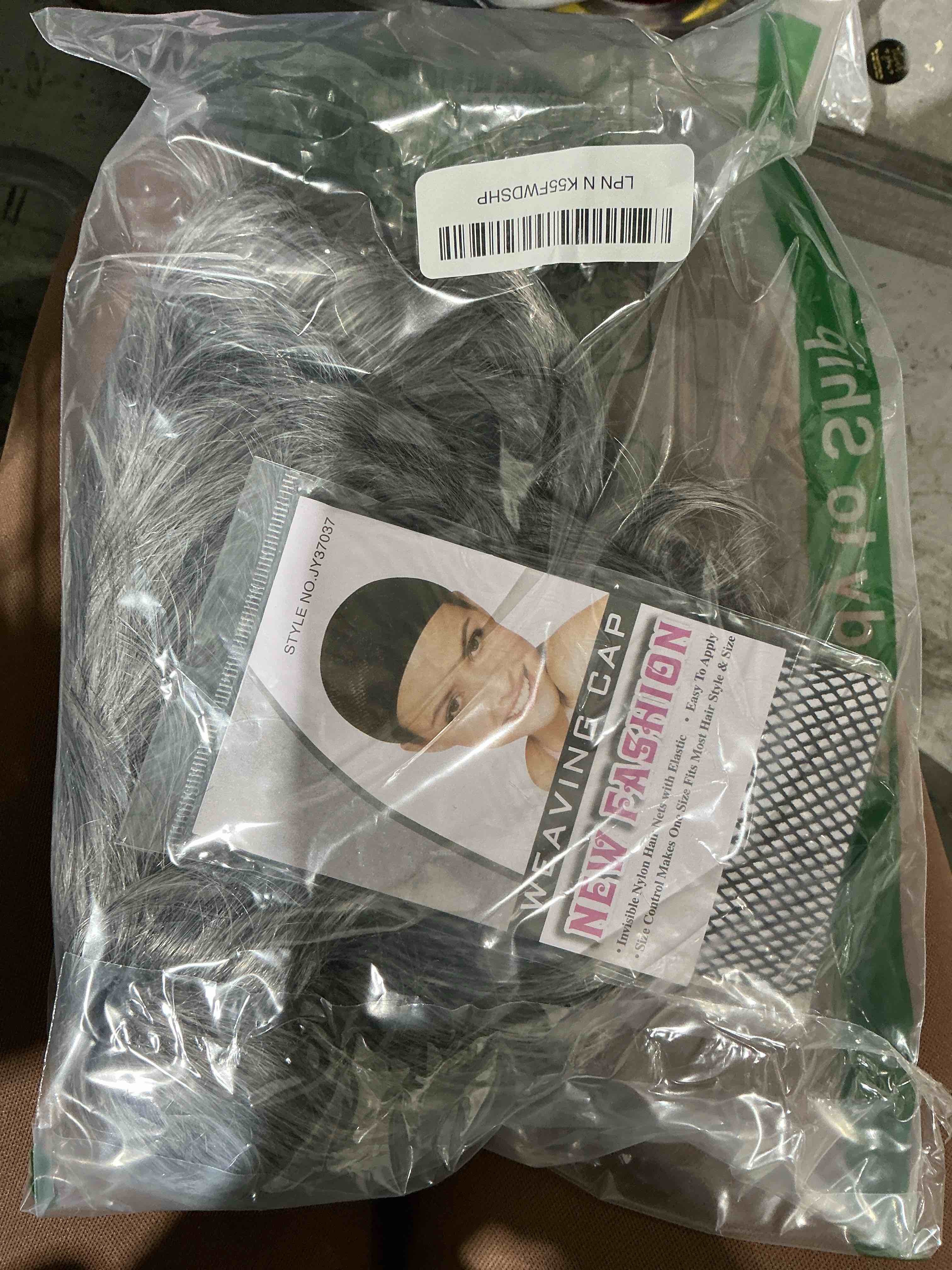 Condition photo showing Good Condition for Grey Mens Wig Short Side Part Natural Hair Wig for Men Fluffy Synthetic Heat Resistant Halloween Cosplay Wigs