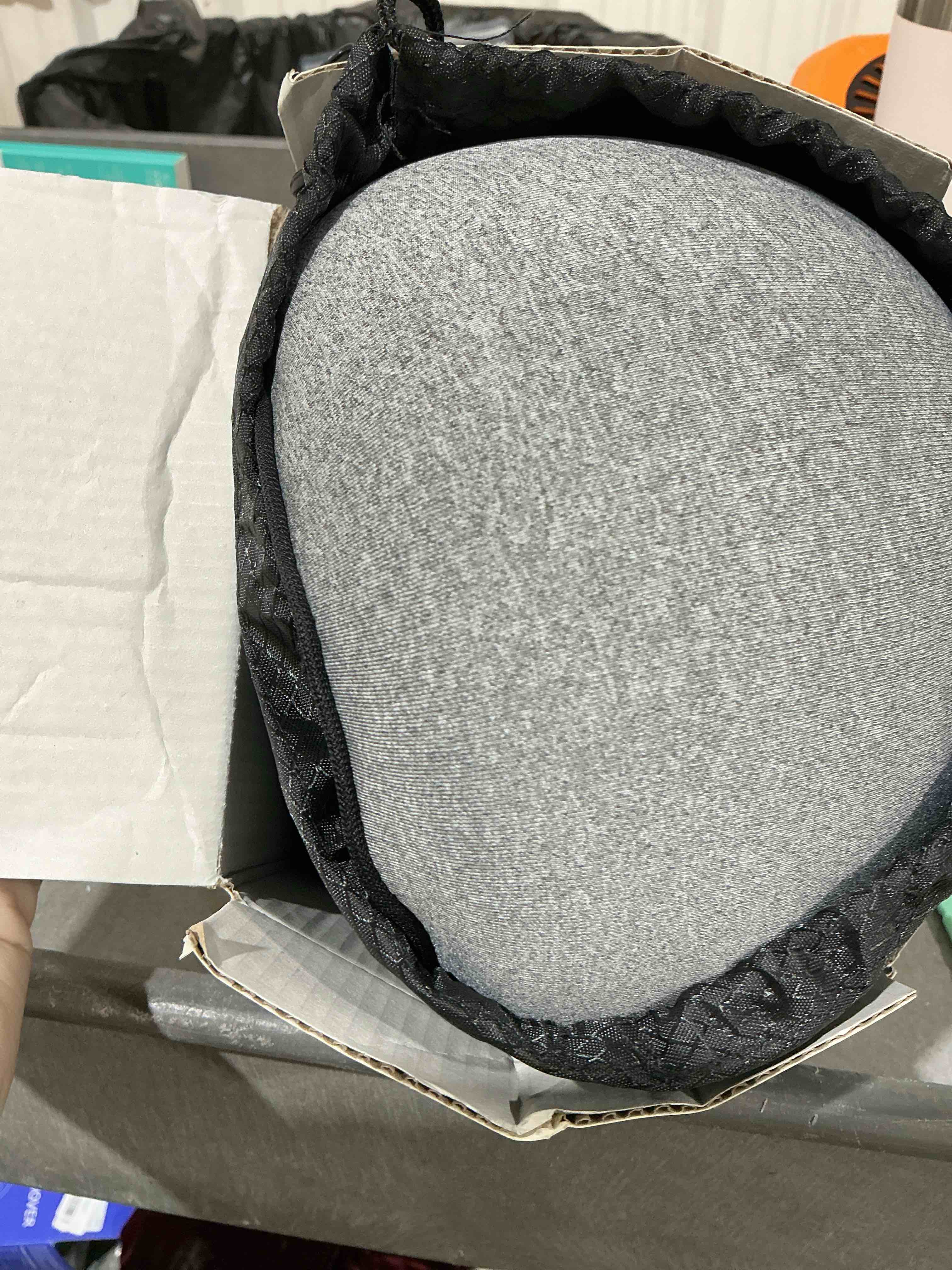 Condition photo showing Good Condition for Travel Neck Pillows for Airplanes - 360° Ergonomic Memory Foam Travel Pillow - Relief Neck Pain with Breathable Support for Long Flights, Car, Train & Office Use - Adults & Kids Gray