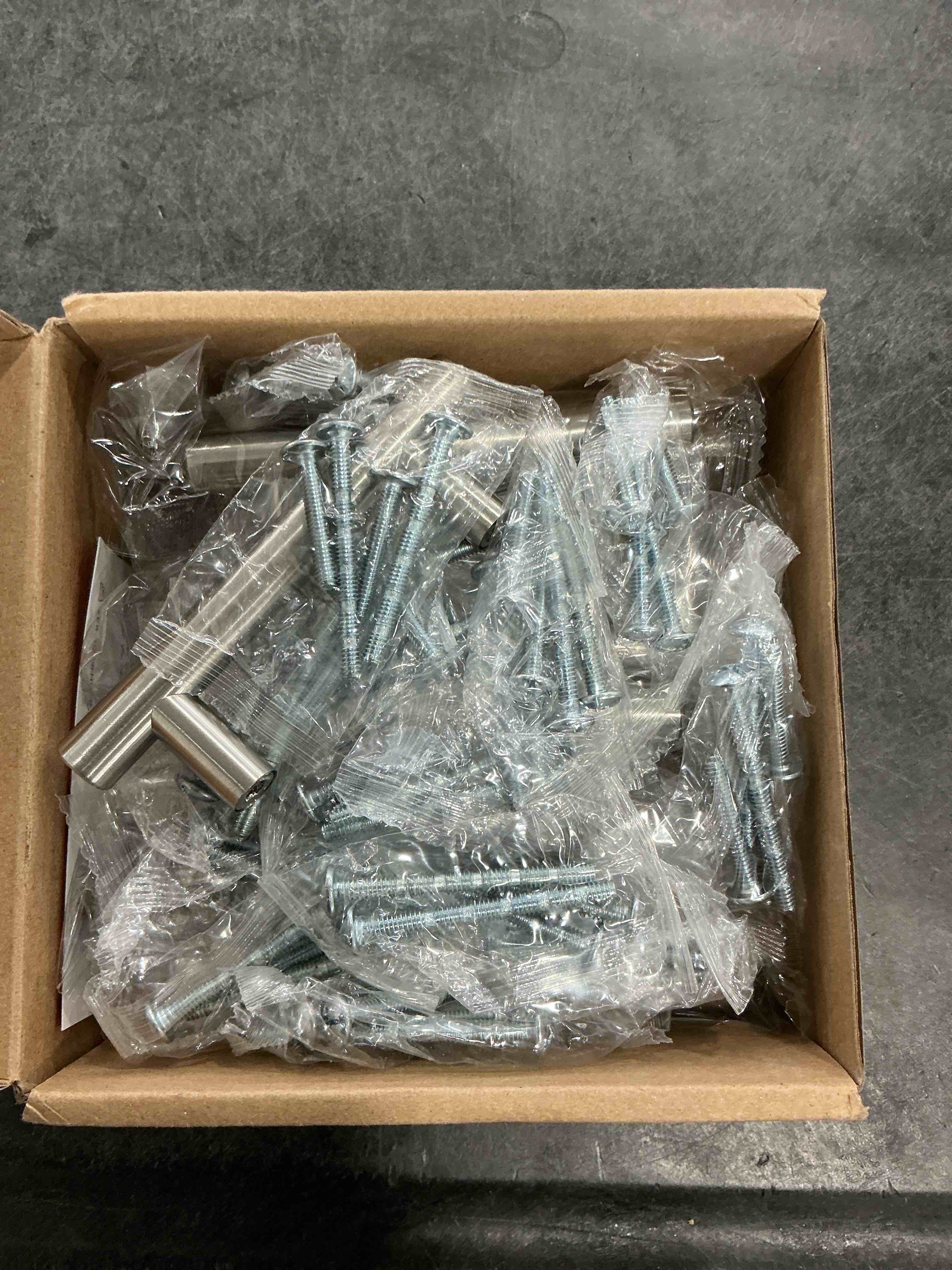 Condition photo showing Good Condition for homdiy 15 Pack |Cabinet Handles Brushed Nickel Cabinet Pulls Cabinet Hardware 2-1/2in Hole Centers Drawer Pulls Kitchen Cupboard Euro T Bar Dresser Pulls 201SN 2-1/2in hole centers Brushed Nickel 15
