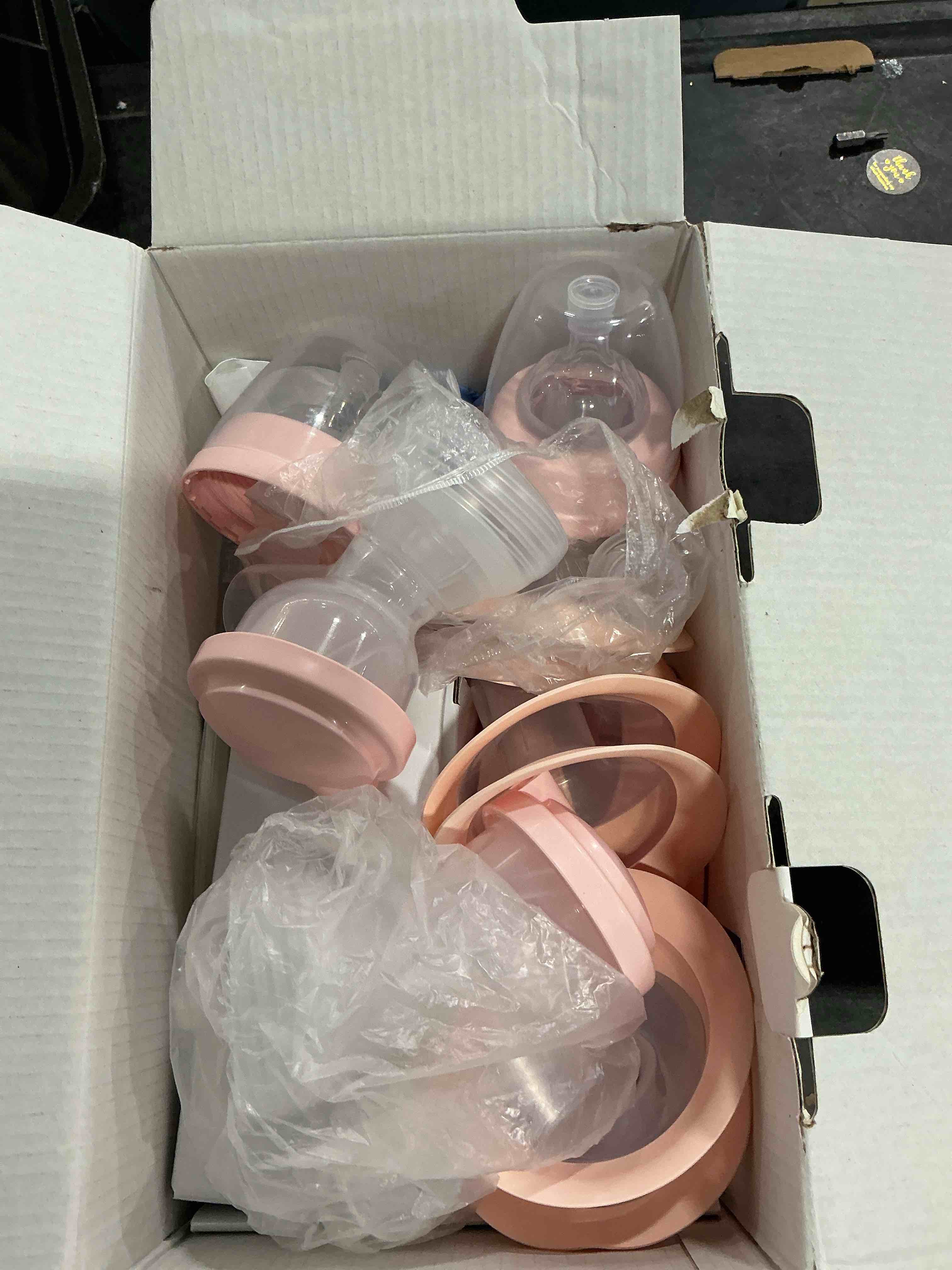 Condition photo showing Good Condition for NCVI Electric Breast Pump 8782, Portable Hospital-Grade Double Pump with 4 Modes & 9 Levels, Anti-Backflow, Rechargeable Quiet Breastfeeding Pump for Efficient Comfortable Use at Home, Work or Travel Pink 10 Piece Set