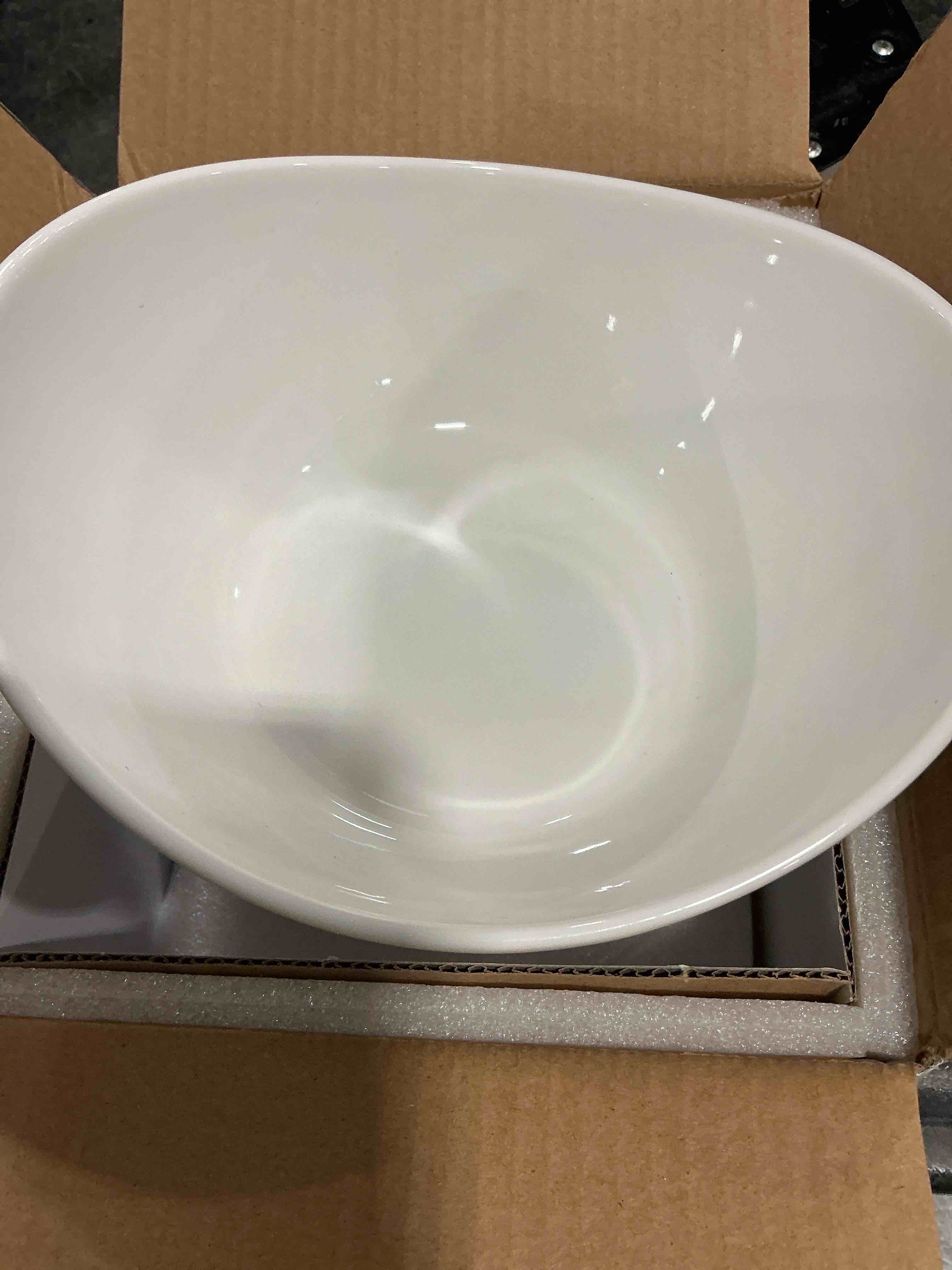 Condition photo showing New/Like New for YHOSSEUN Chip and Dip Serving Set 2 Tiered Chip Dip Bowls with Metal Rack for Appetizer, Snacks - Large Chip Bowl 45 oz Small Dip Bowl 7 oz-Serving Bowls for Party, Food Dispaly - Gold Stand