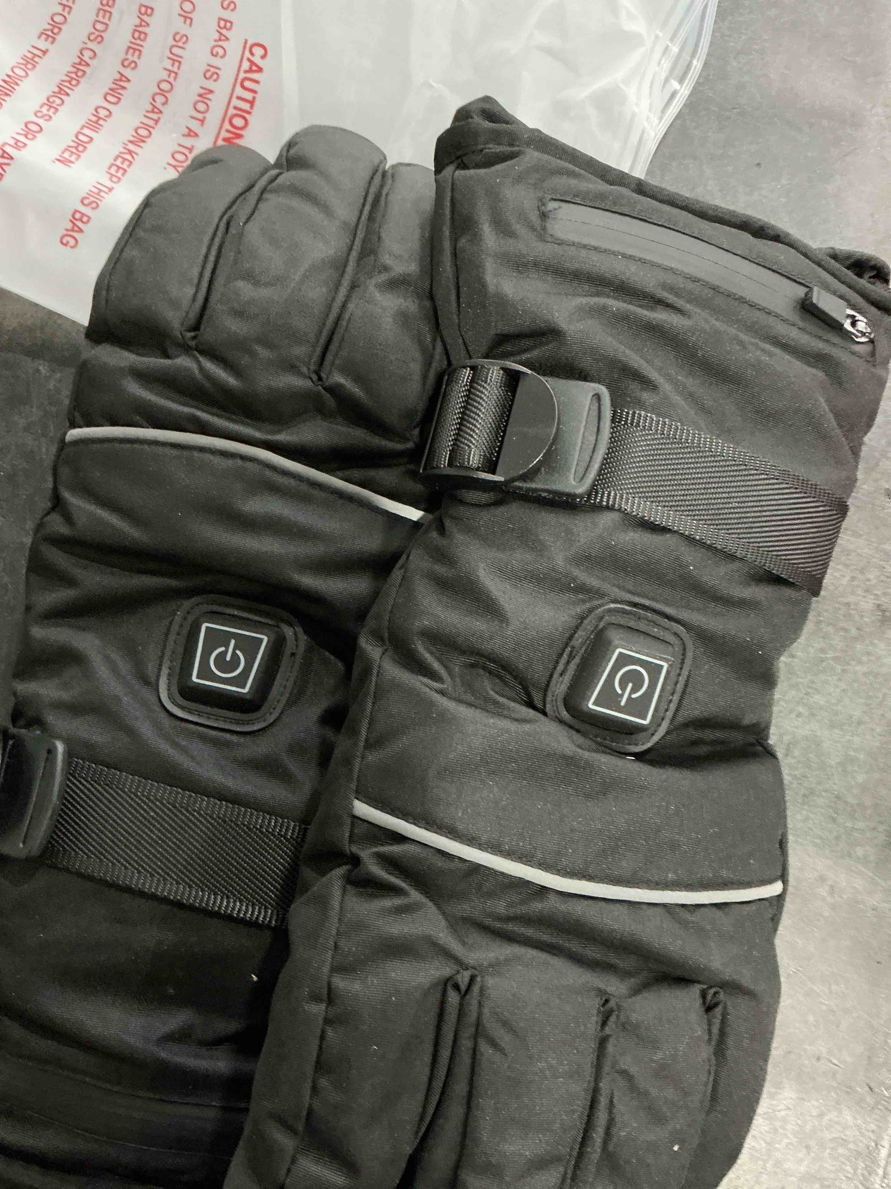 Condition photo showing Good Condition for Heated Gloves for Men Women, Winter Warm Gloves with 3 Heating Temperature Control, Electric Hand Warmer Waterproof Touchscreen Thermal Gloves for Cold Weather Motorcycle Ski Snow Running Hunting