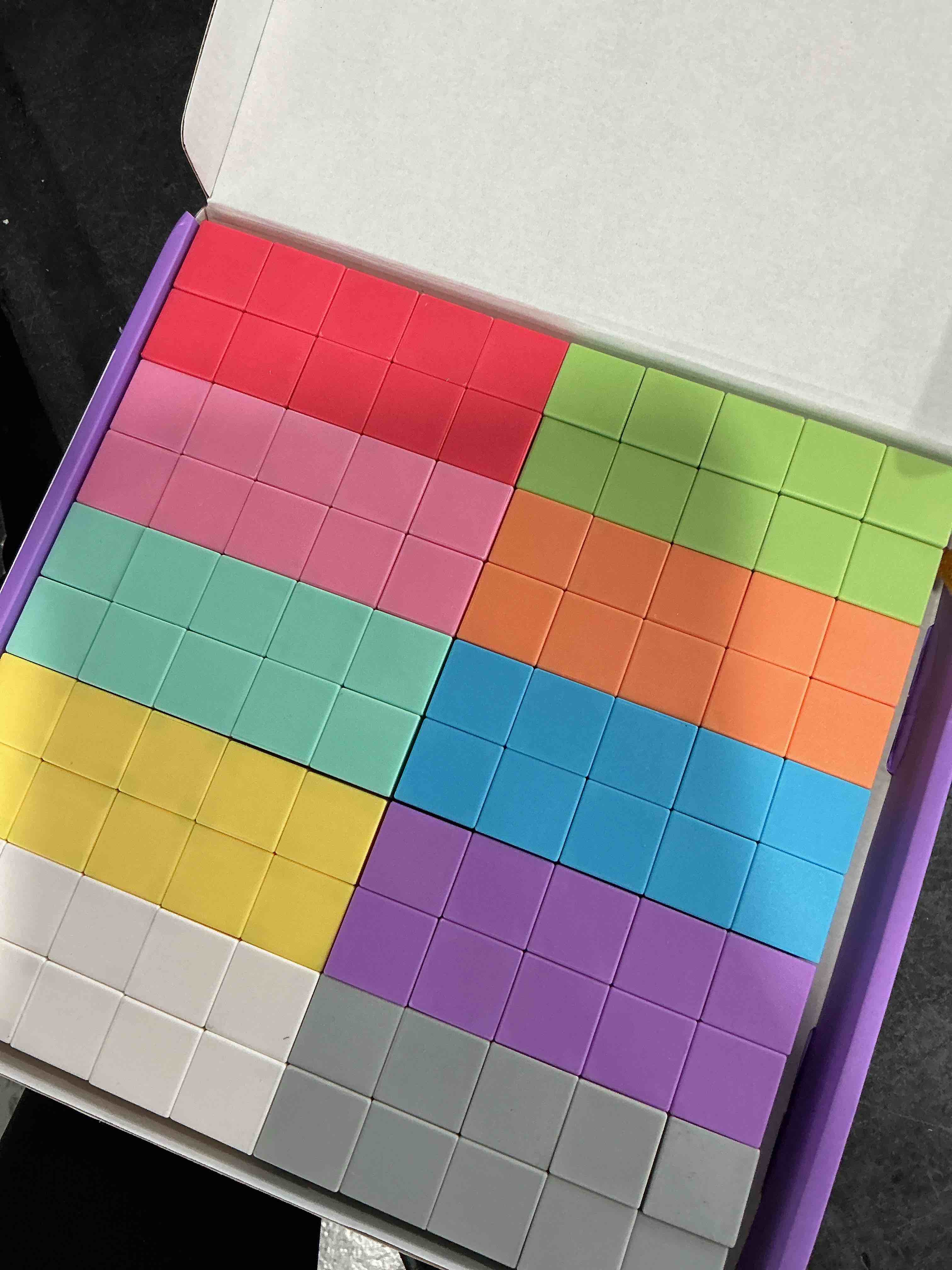 Condition photo showing Good Condition for 100pcs Magnetic Blocks, Magnetic Cubes for Kids Ages 3-8, STEM Educational Building Toys for Toddlers and Preschoolers, Sensory Autism-Friendly Learning Toys Gift for Boys & Girls 3-5, 4-8 Year Old
