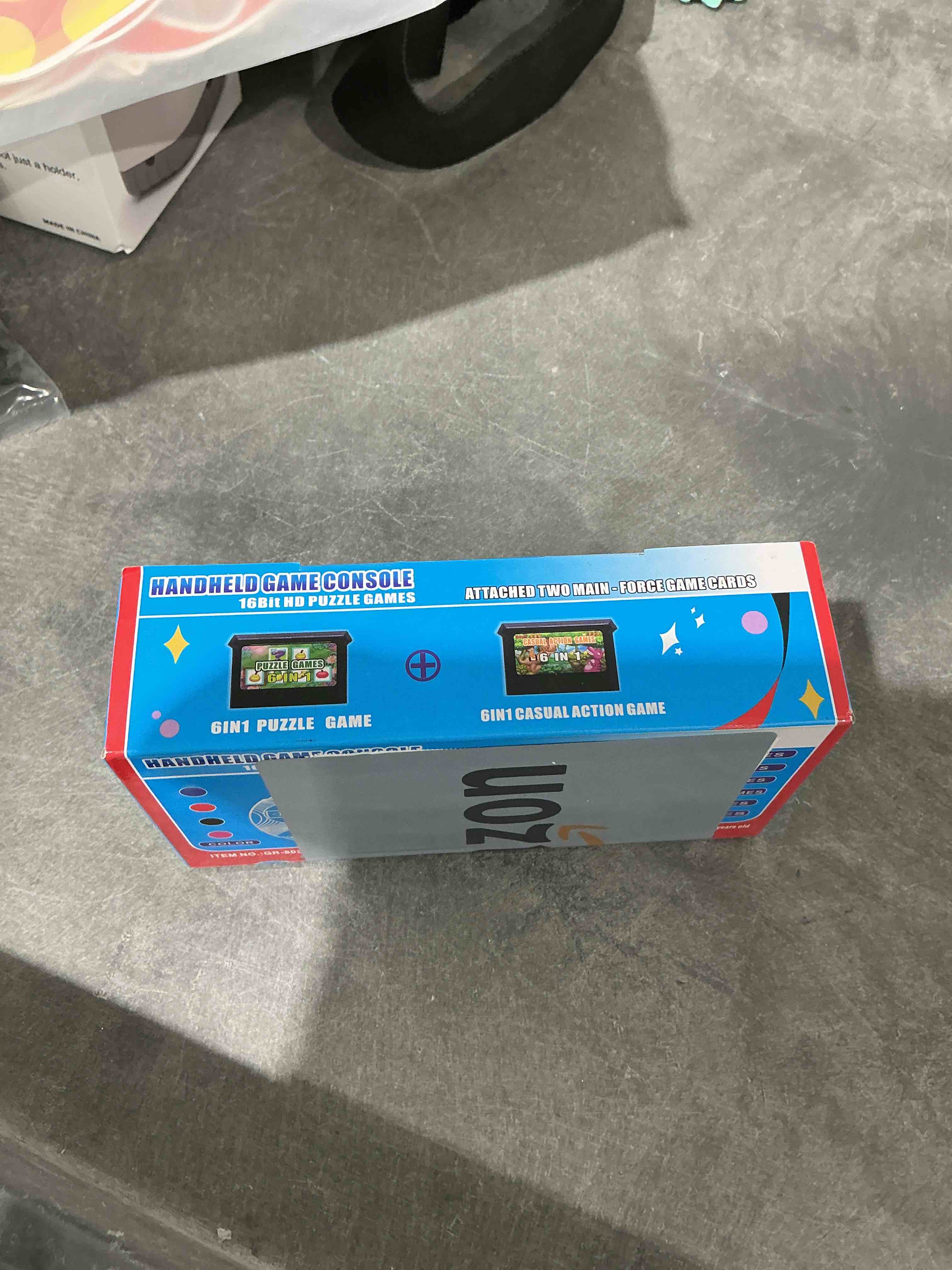 Condition photo showing New/Like New for 16 Bit Handheld Game for Kids, 3.0'' Large Screen Retro Gaming Player, Preloaded 200 HD Retro Kids Games with 2 Cartridges for Birthday Gift, Video Games for Boys & Girls Aged 4-12(Blue)