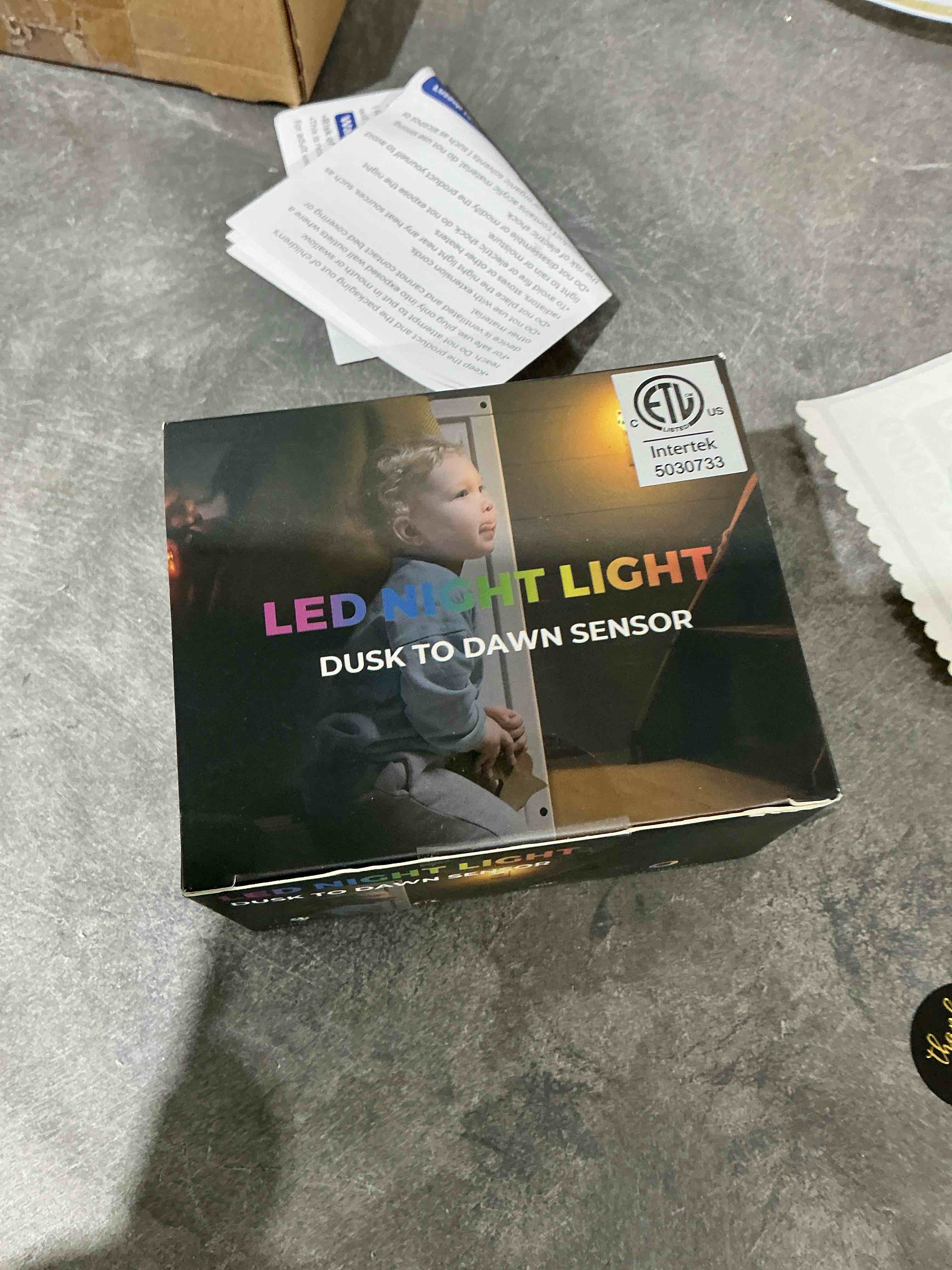 Condition photo showing New/Like New for L LOHAS LED Plug in Night Light for Kids 2 Pack, 3D Cute Puppy Night Lights with Dusk to Dawn Sensor, RGB+Soft White 3000K Dog Night Light, Christmas Birthday Gift Nightlight for Kids, Room Decor Dog-RGB 2 Pack