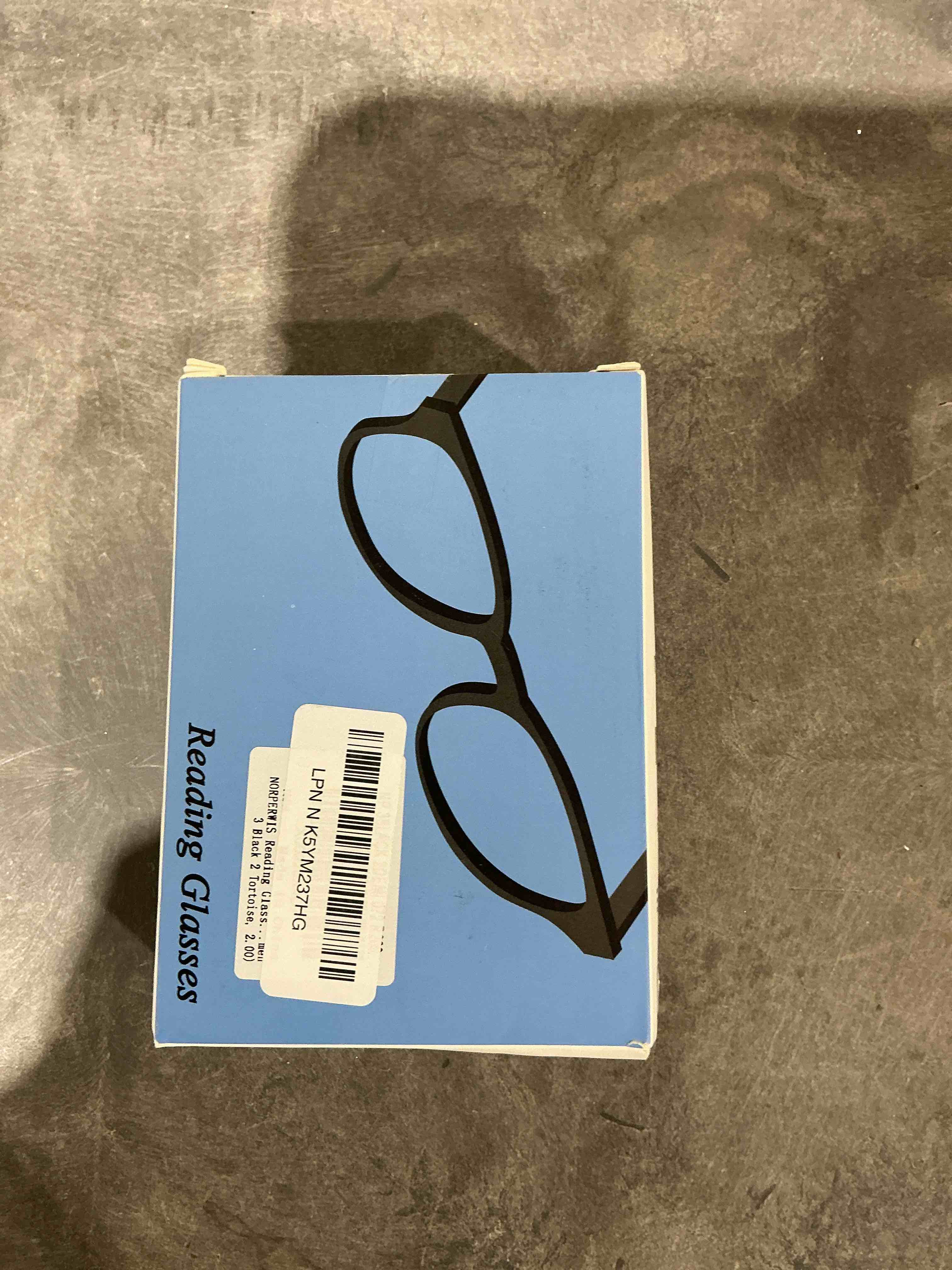 Condition photo showing New/Like New for NORPERWIS Reading Glasses 5 Pairs Quality Readers Spring Hinge Glasses for Reading for Men and Women (3 Black 2 Tortoise, 2.00) 3 Black 2 Tortoise 2.0 x