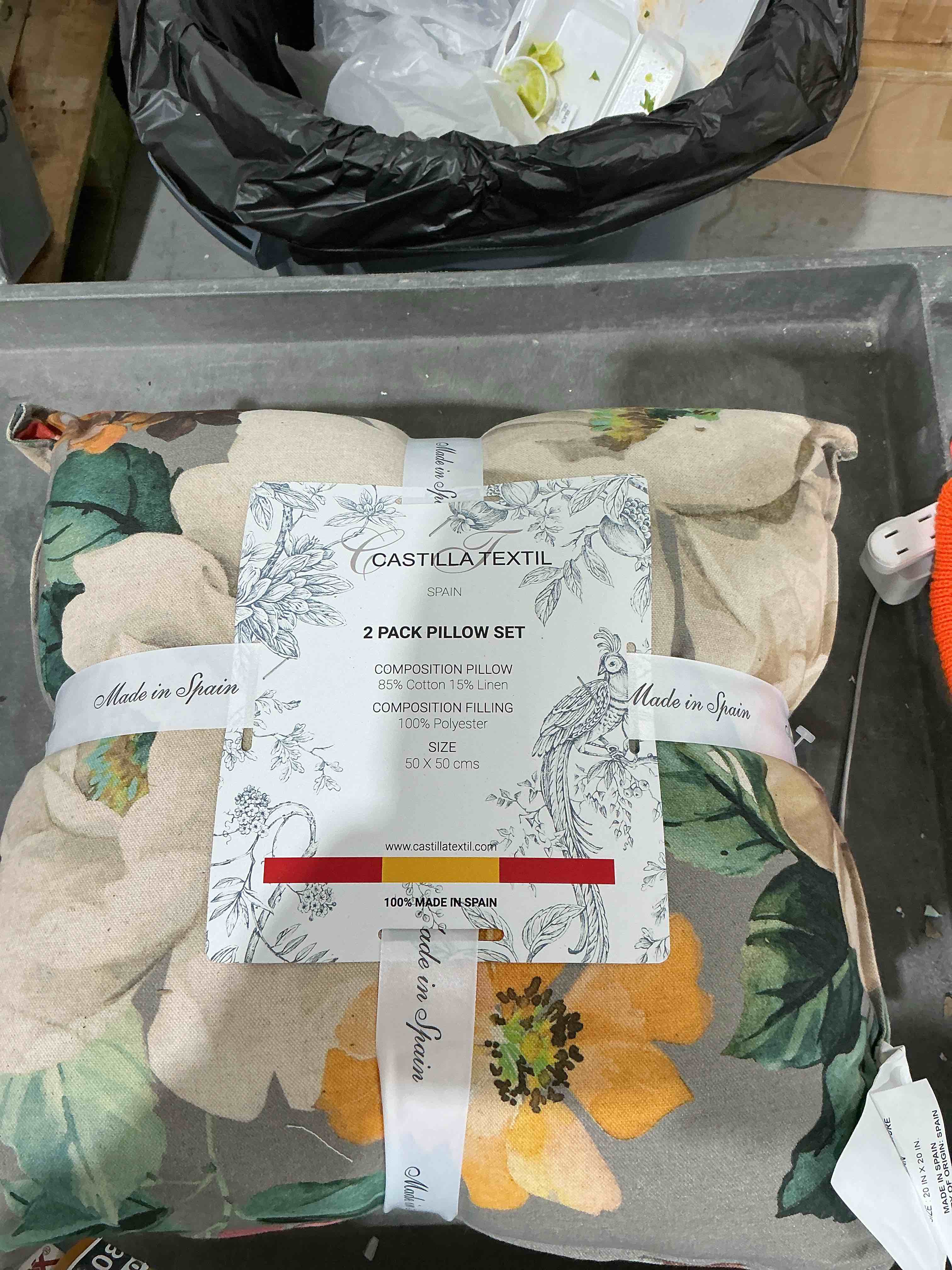 Castilla Textil 2 Pack Pillow Set