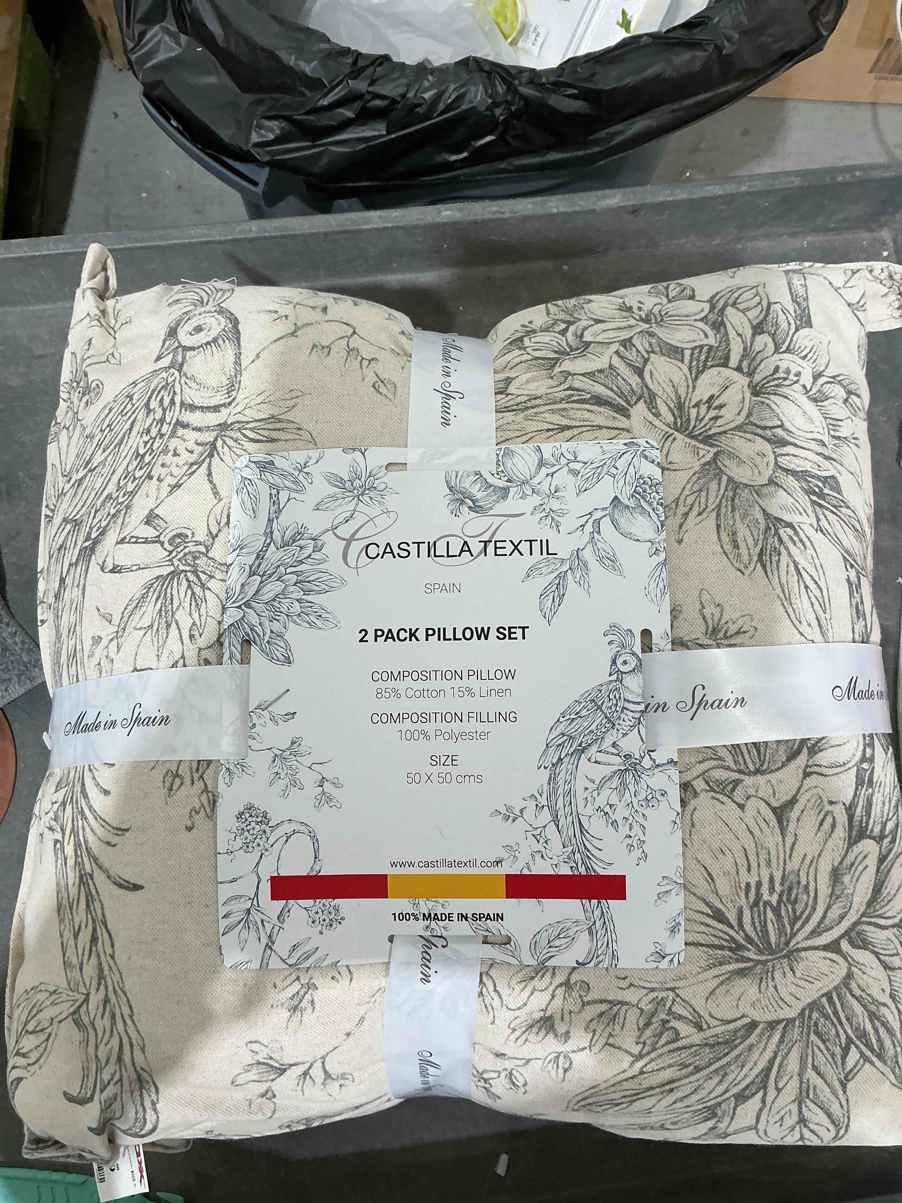 Castilla Textil 2 Pack Pillow Set