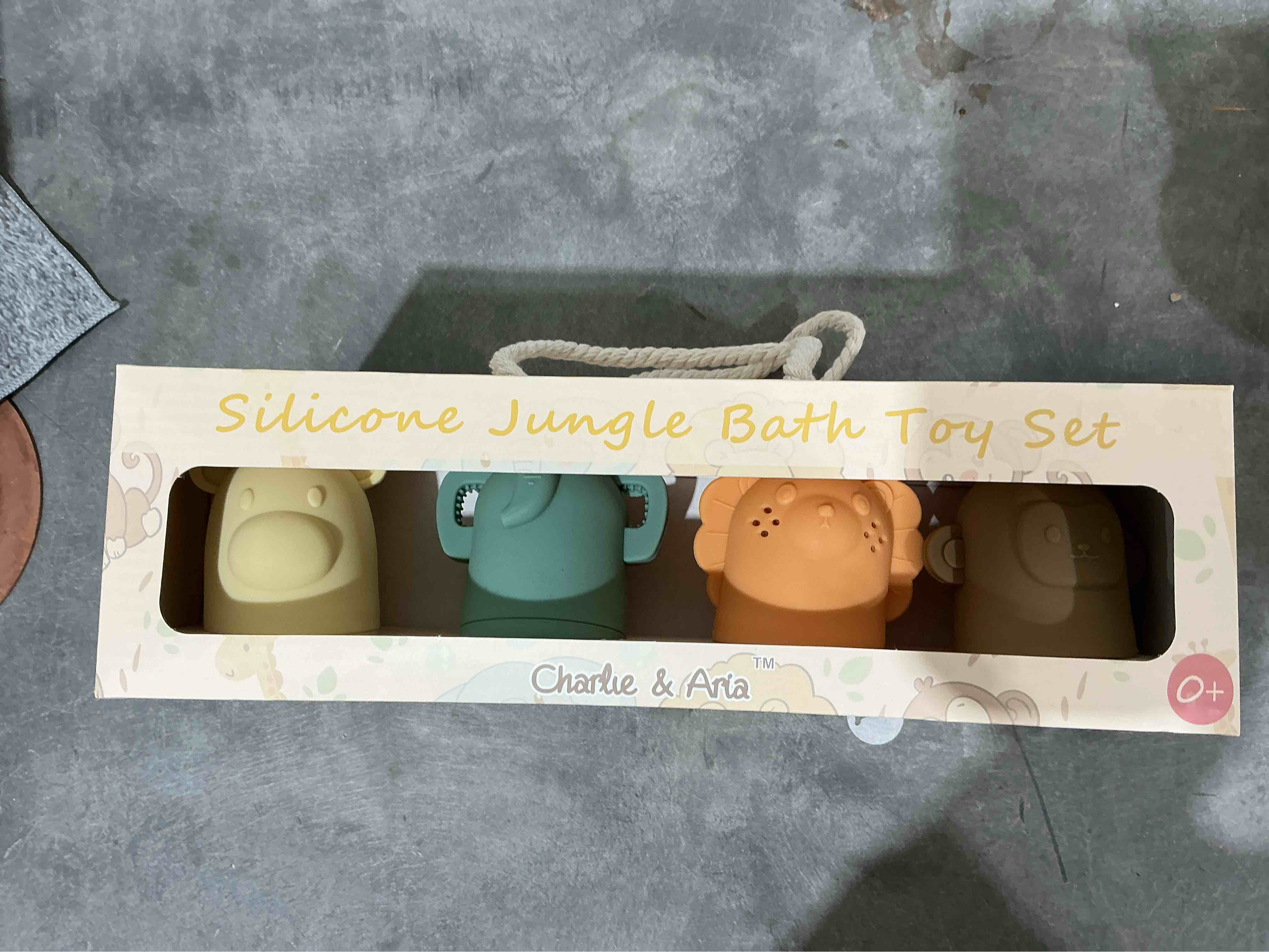 Silicone Jungle Bath Toy 8PCS Set