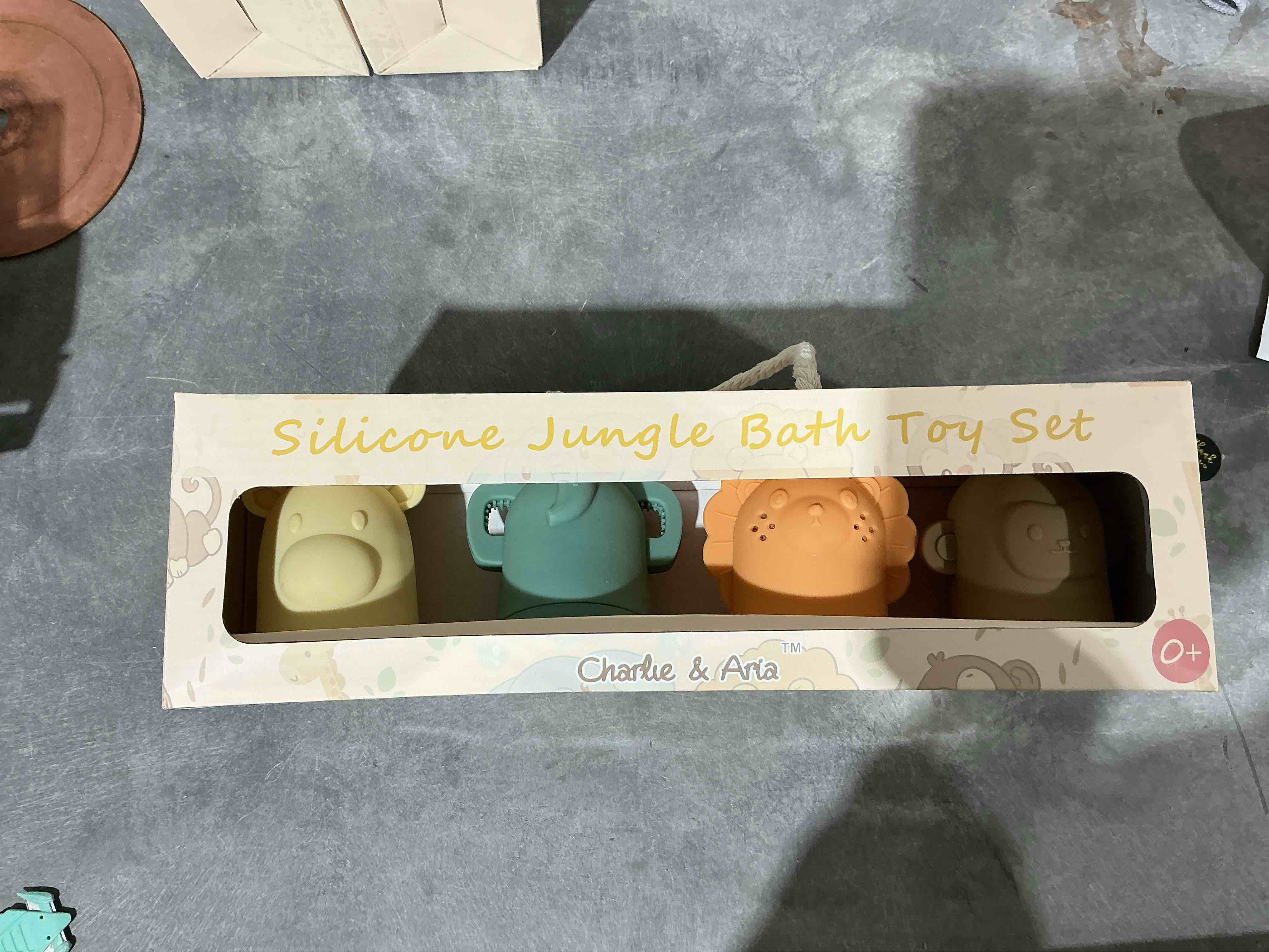 Silicone Jungle Bath Toy Sets x2