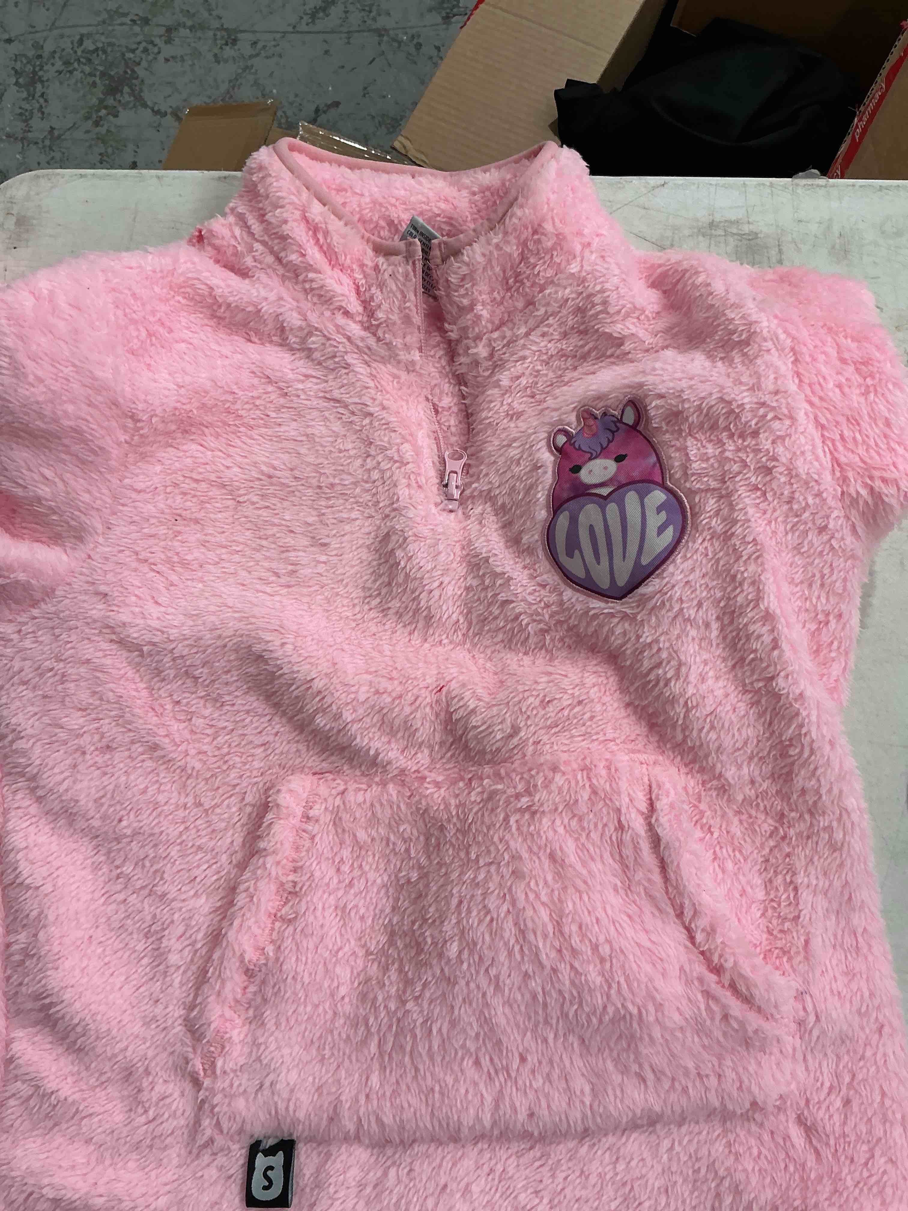 kids squish, mellow zip up jacket large