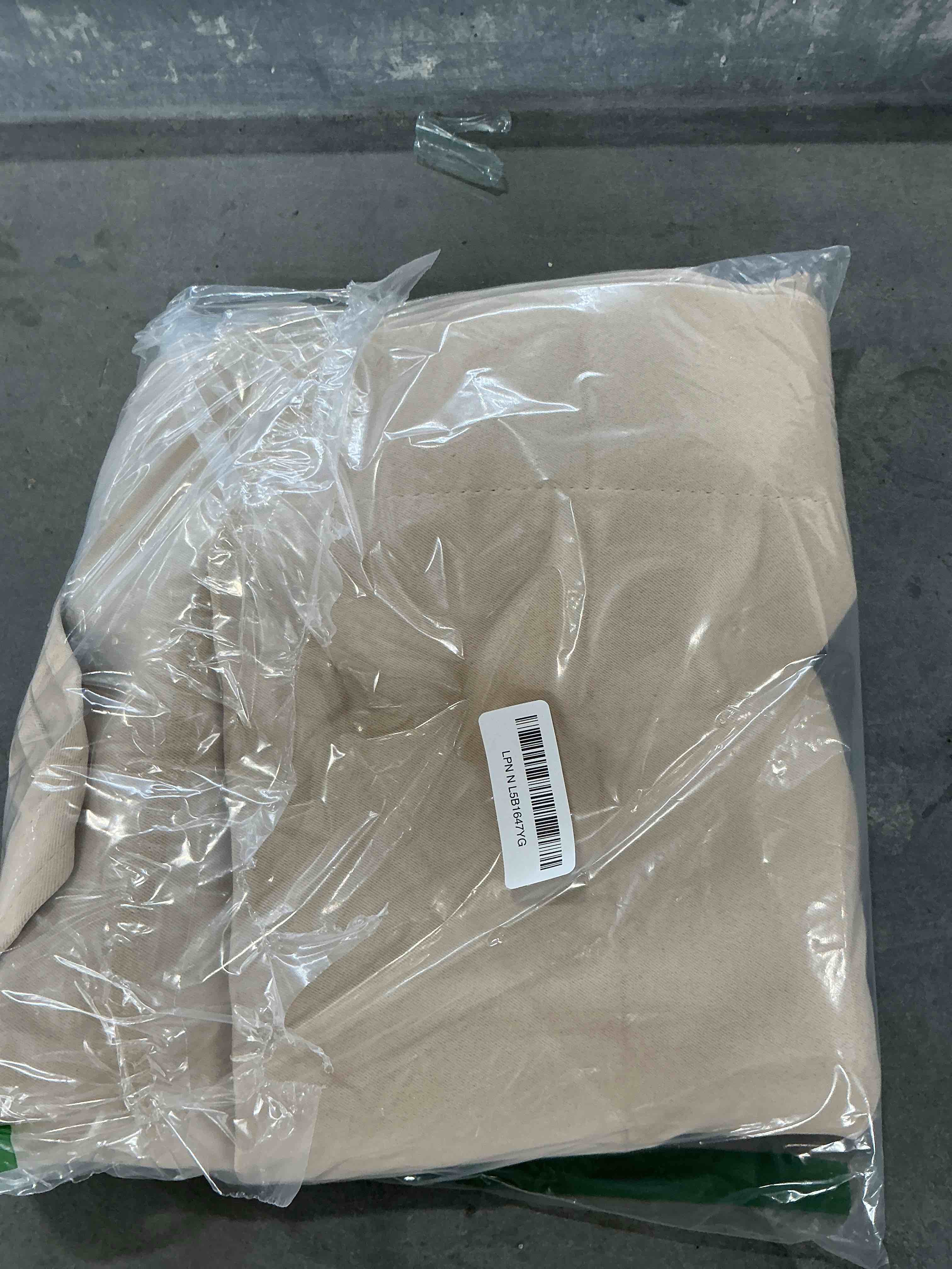 Condition photo showing Good Condition for JIUZHEN Blackout Curtains for Bedroom– Thermal Insulated,Noise Reducing Room Darkening Rod Pocket Curtains for Living Room, Set of 2 Panels with Tiebacks, 42 x 63 inch Long, Beige Beige 42"W x 63"L (Pack of 2)