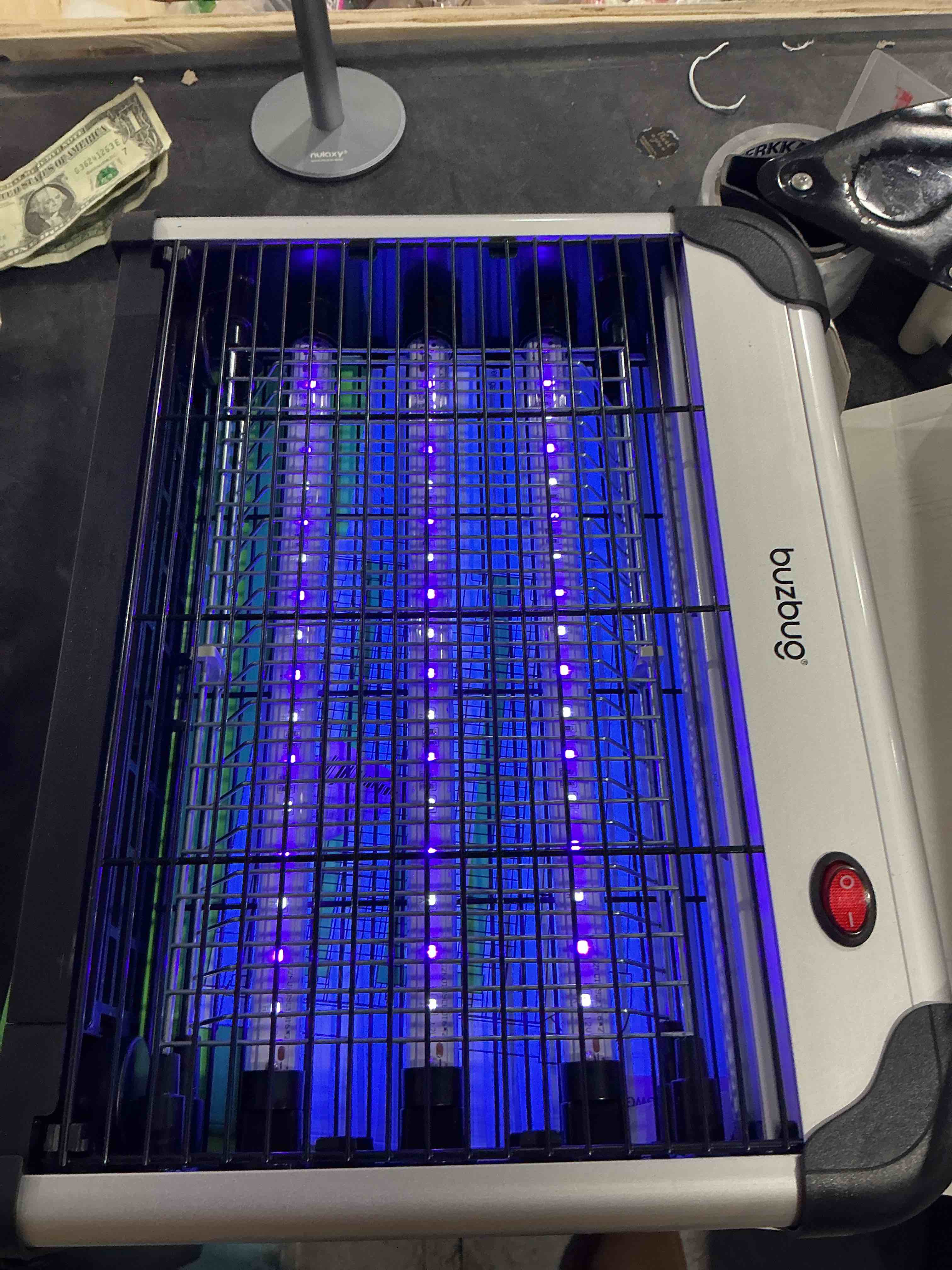 Condition photo showing New/Like New for Buzbug LED Bug Zapper Indoor, 10 Years Lifespan 3 Lamps Enhance Insect Attraction, 3800V High-Voltage, Electric Mosquito Zapper, Fruit Fly Mosquito Moth Gnat Zapper, Killer, Trap -MA009 (New Black)