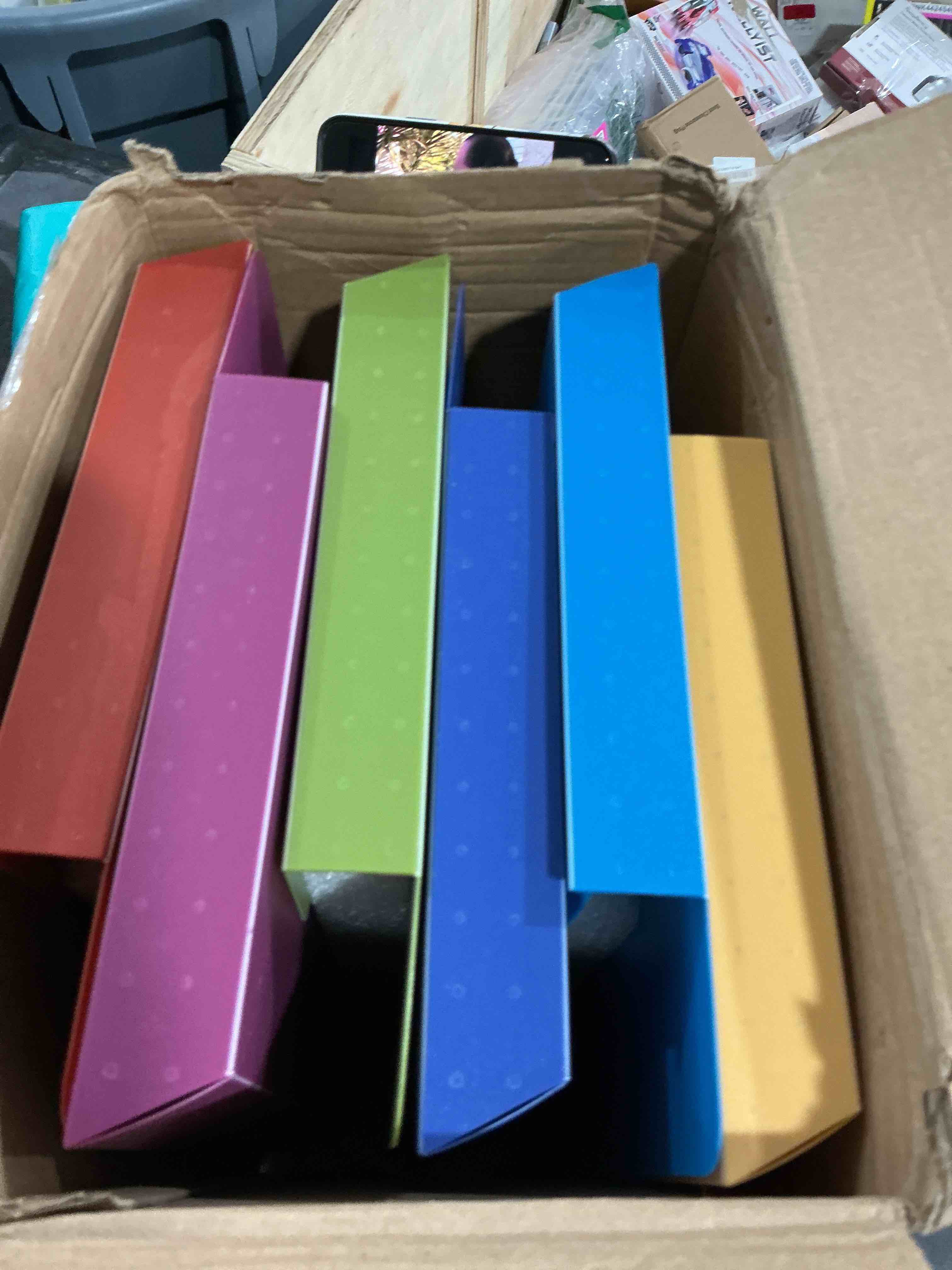 Condition photo showing New/Like New for Fuutreo 6 Pcs Magnetic Wall File Organizer Magnetic Wall File Holder Refrigerator Magazine Holder for Mail Letters Paper(Dark Vintage,8.3 x 13.8 Inch,Horizontal) Dark Vintage 8.3 x 13.8 Inch