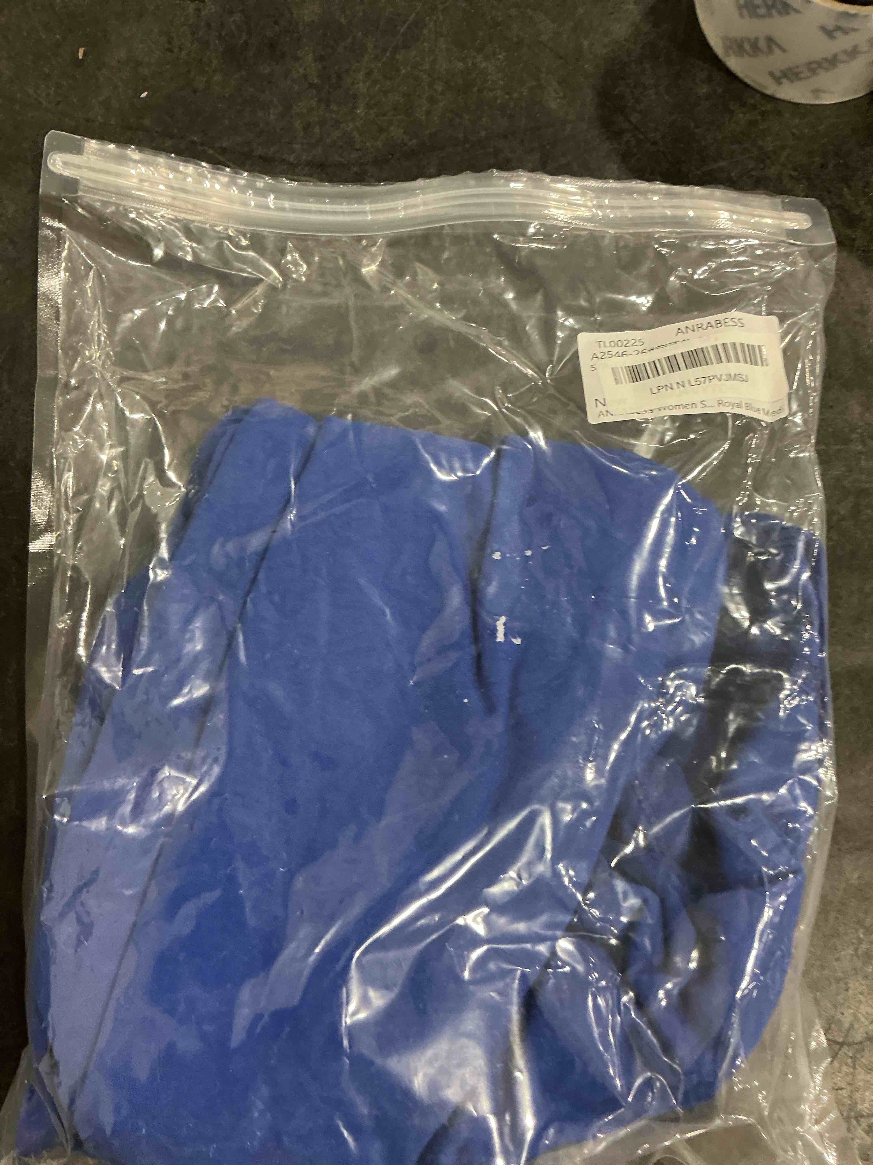 Condition photo showing New/Like New for ANRABESS Womens Summer Dress 2026 Athletic Romper Skort Sleeveless Twist Waist Bodycon Night Out Mini Dress Built in Shorts Royal Blue Medium