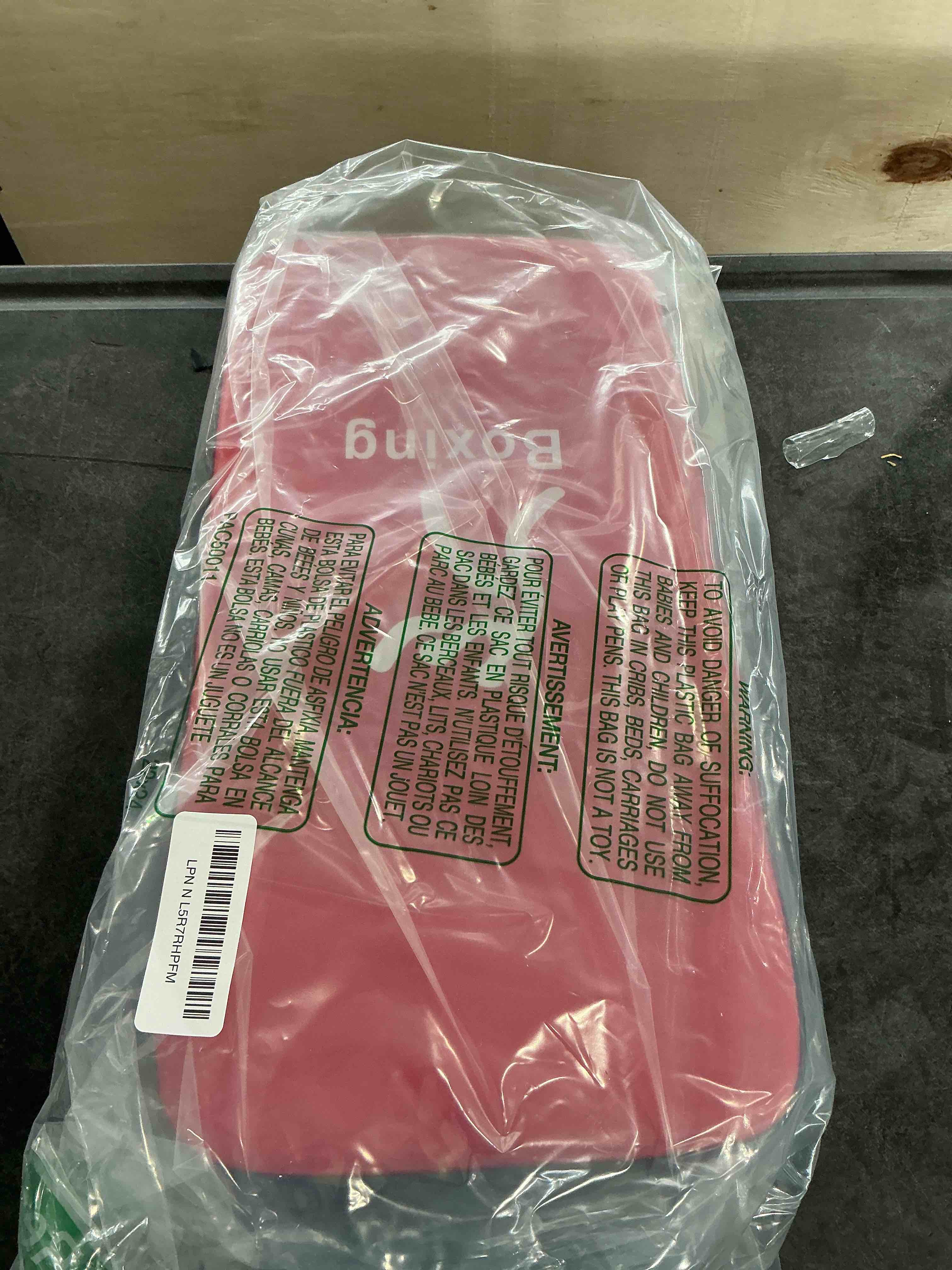 Condition photo showing Good Condition for LuiceABC One Karate Taekwondo Boxing Kick Punch Adjustable Soft Shield Durable Training Pad for Boxing, Training and Protecting Your Palm, Wrist and Decreasing The Shock Red