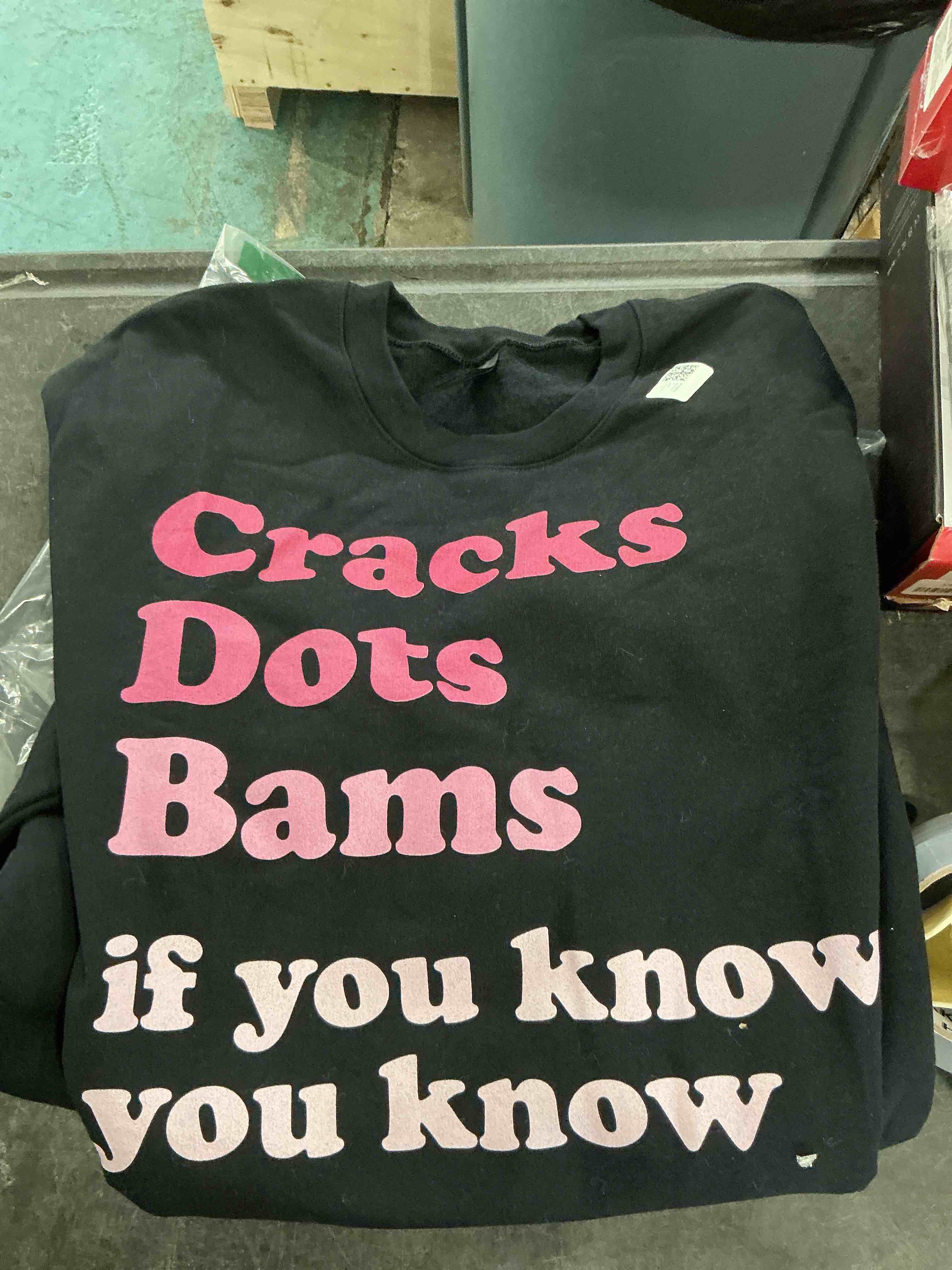 Cracks Dots Bams If You Know, You Know Funny Mahjong Sweatshirt xl