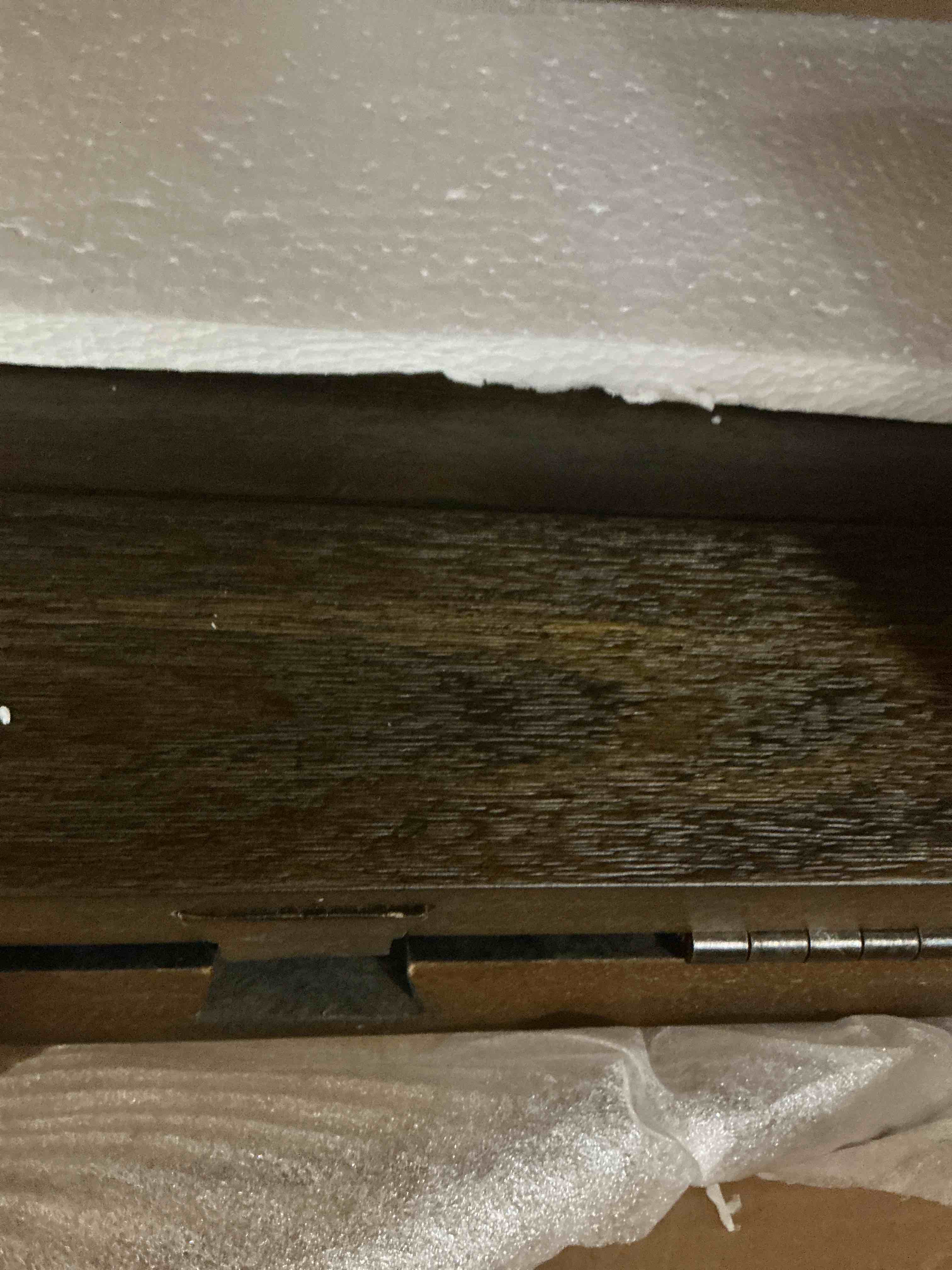 Condition photo showing New/Like New for steve silver dining table  brown