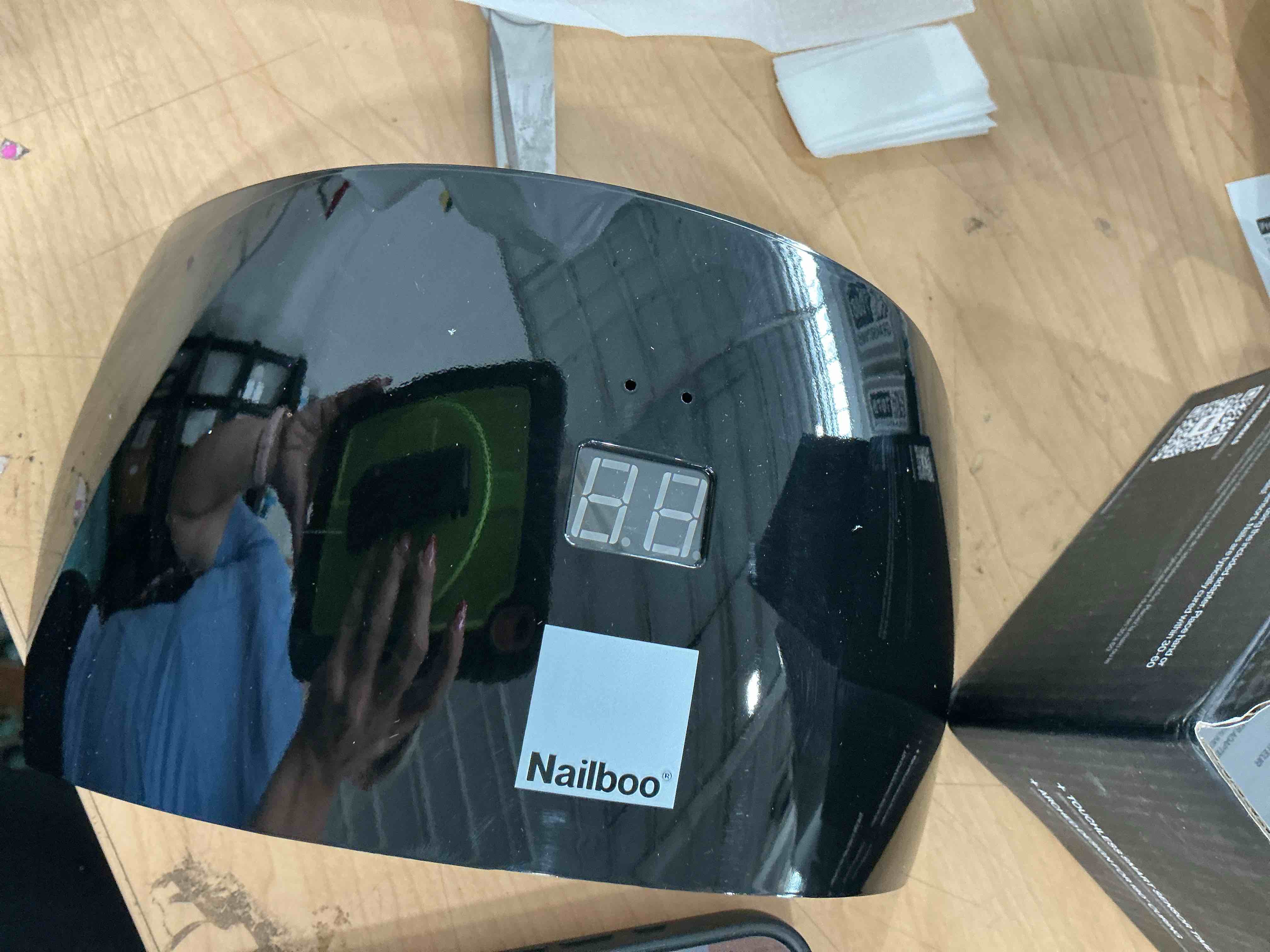 Condition photo showing New/Like New for nailboo pro cure led lamp – lightweight uv or led nail dryer with automatic sensor, even curing for gel polish, compact arch design for hands & toes, one size