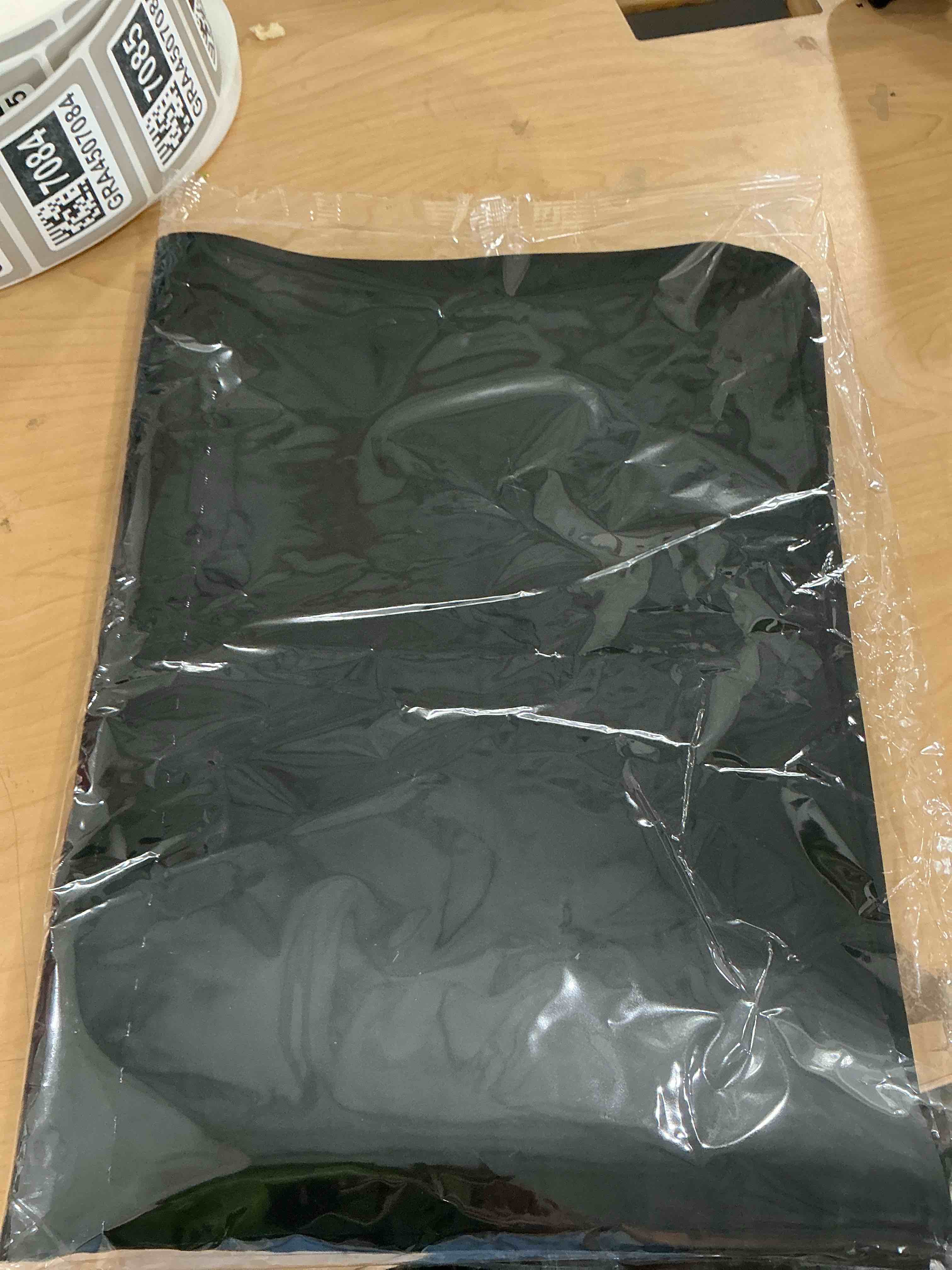 Condition photo showing New/Like New for under sink mats for kitchen waterproof, 34" x 22" silicone under kitchen sink mats and protectors for cabinets, under sink tray organizer, shelf liners cabinet liner for kitchen and bathroom, black
