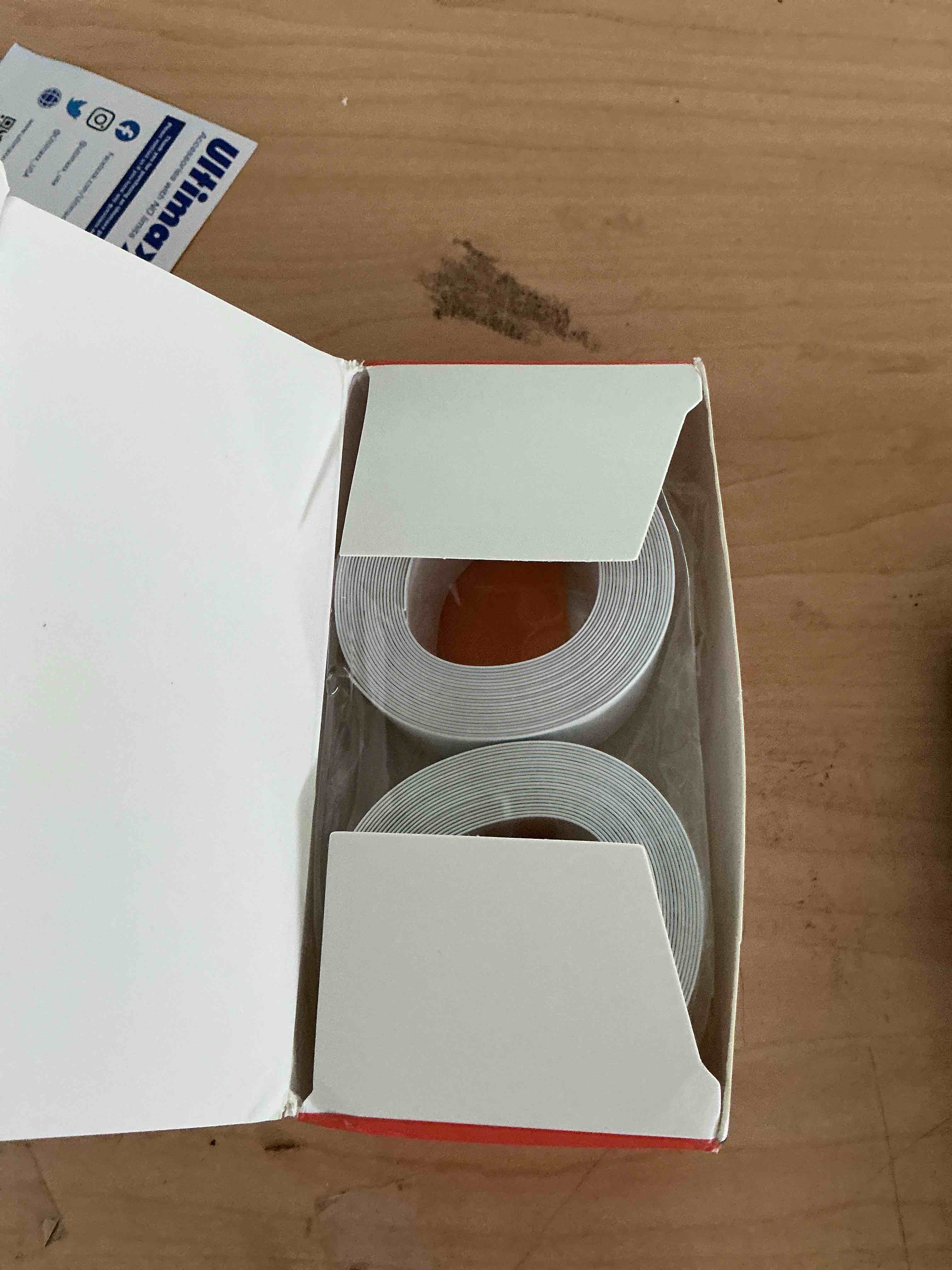 Condition photo showing New/Like New for mokani caulk tape waterproof self adhesive, 2 rolls white caulking sealant strip for kitchen, countertop, bathroom, sink, bathtub, toilet, floor wall edge protector with sealing tool (1.5" x 10.5ft)