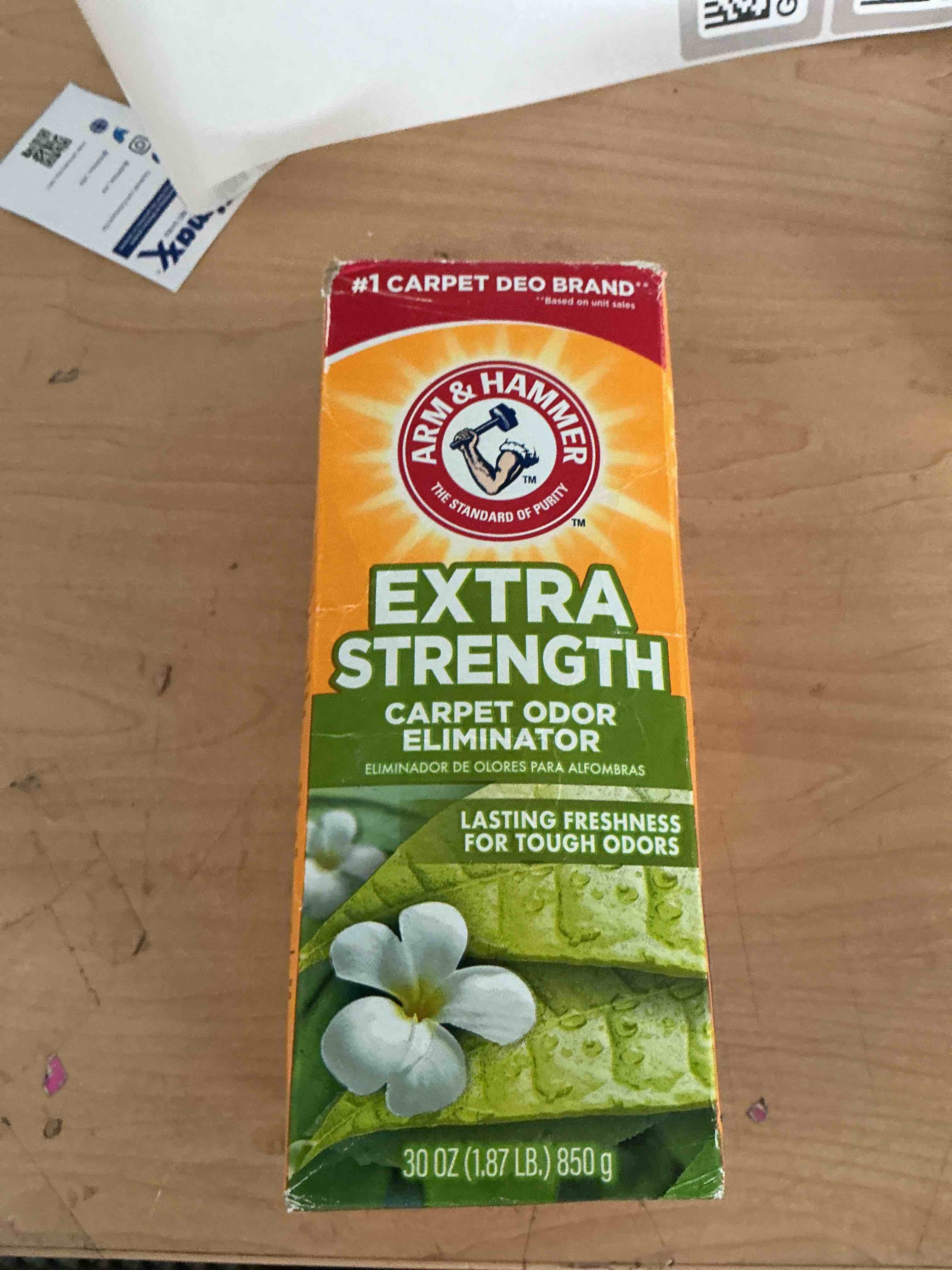 Condition photo showing New/Like New for arm & hammer extra strength carpet cleaners (30 oz)