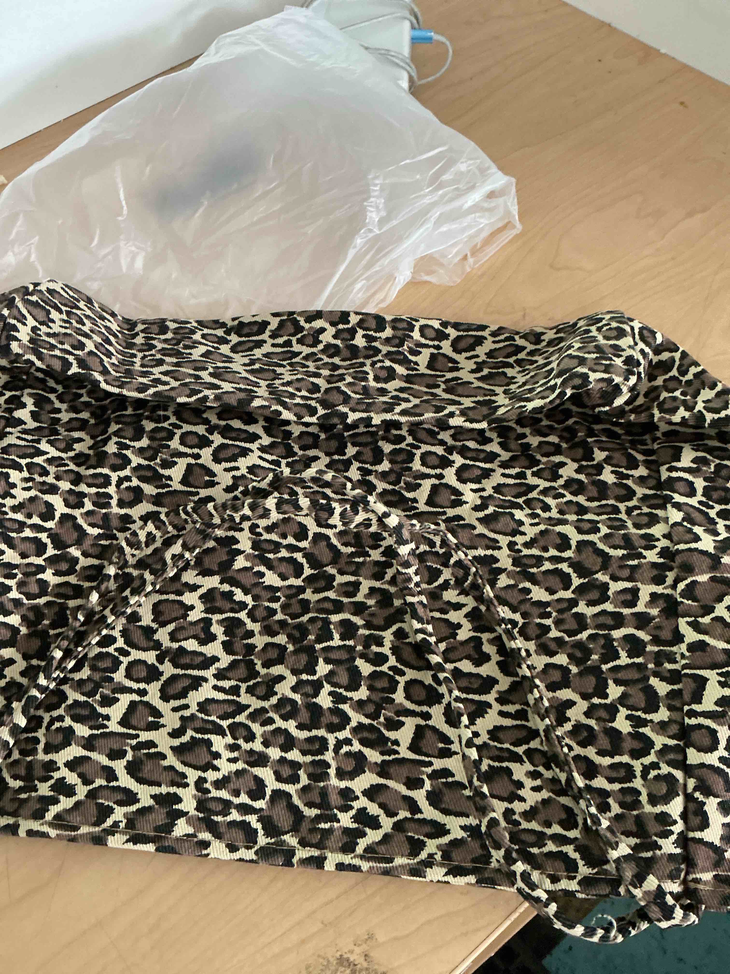 Condition photo showing New/Like New for leopard shoulder bag soft large tote purse handbag travel satchel for women