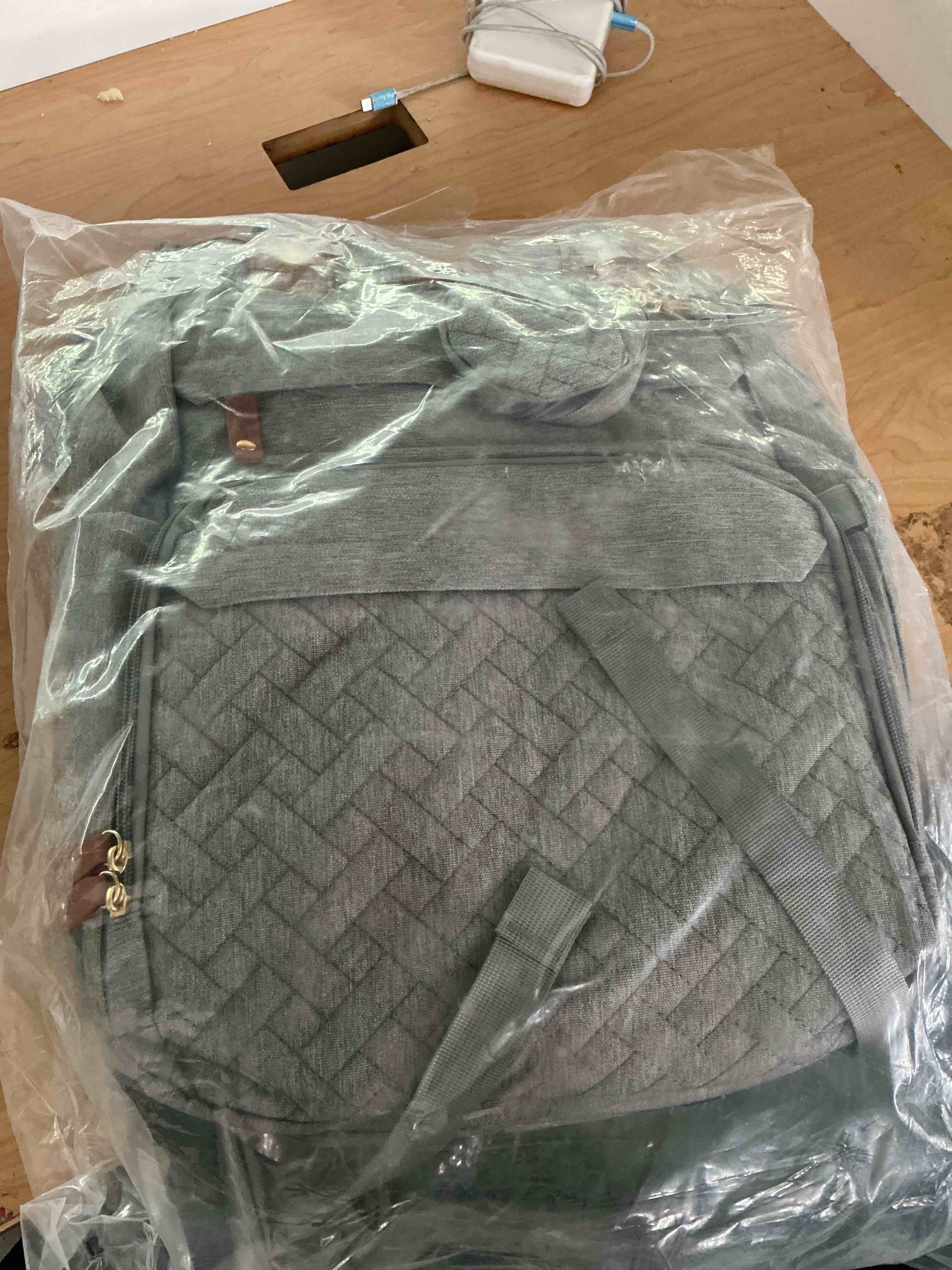Condition photo showing New/Like New for shitieshou diaper bag backpack baby bag for mom dad with changing pad, 19 pockets, large waterproof travel baby girl boy toddle diaper bag with insulated pocket, baby shower gifts, black
