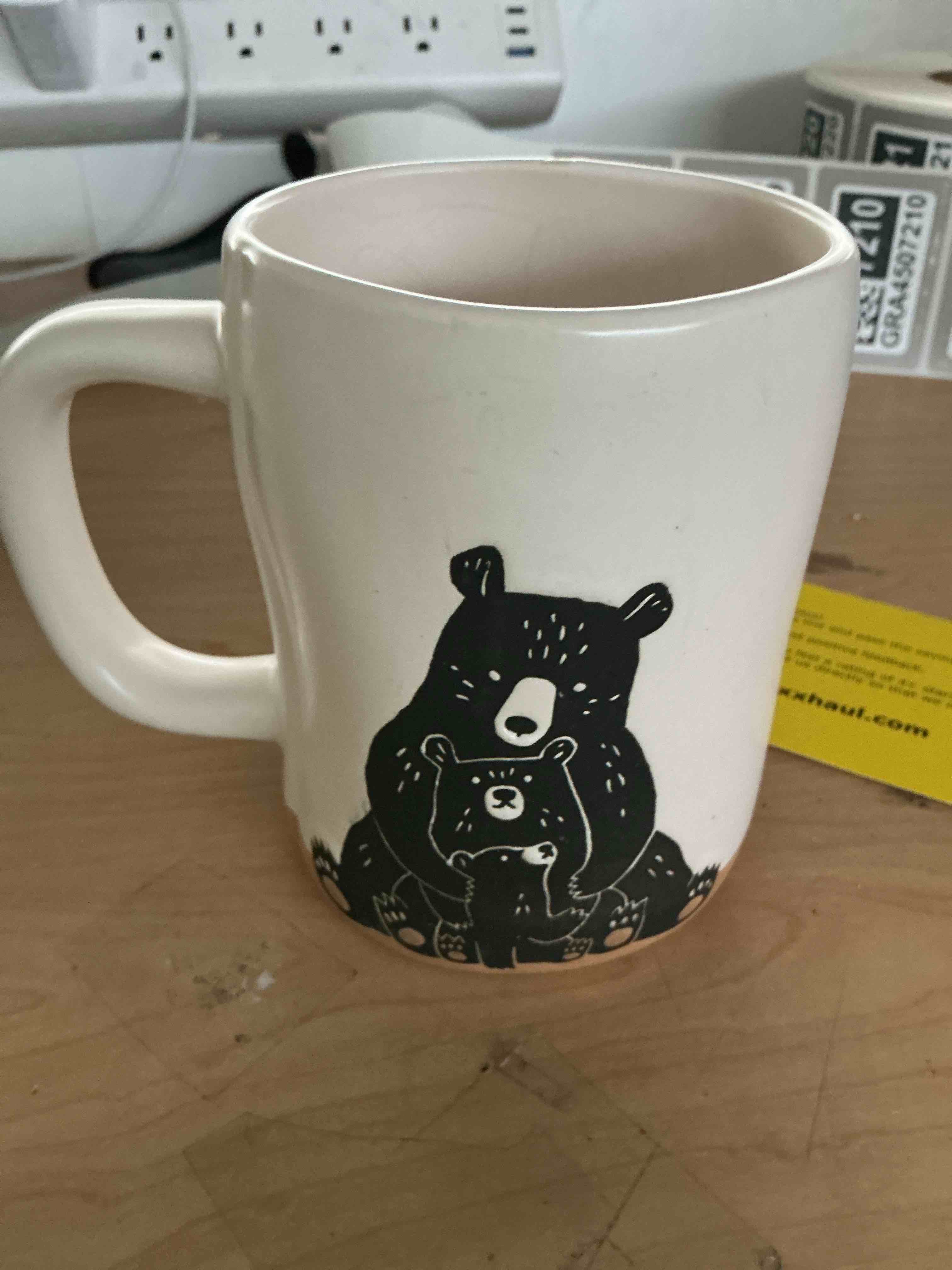 Condition photo showing New/Like New for coffee mug, proud, papa