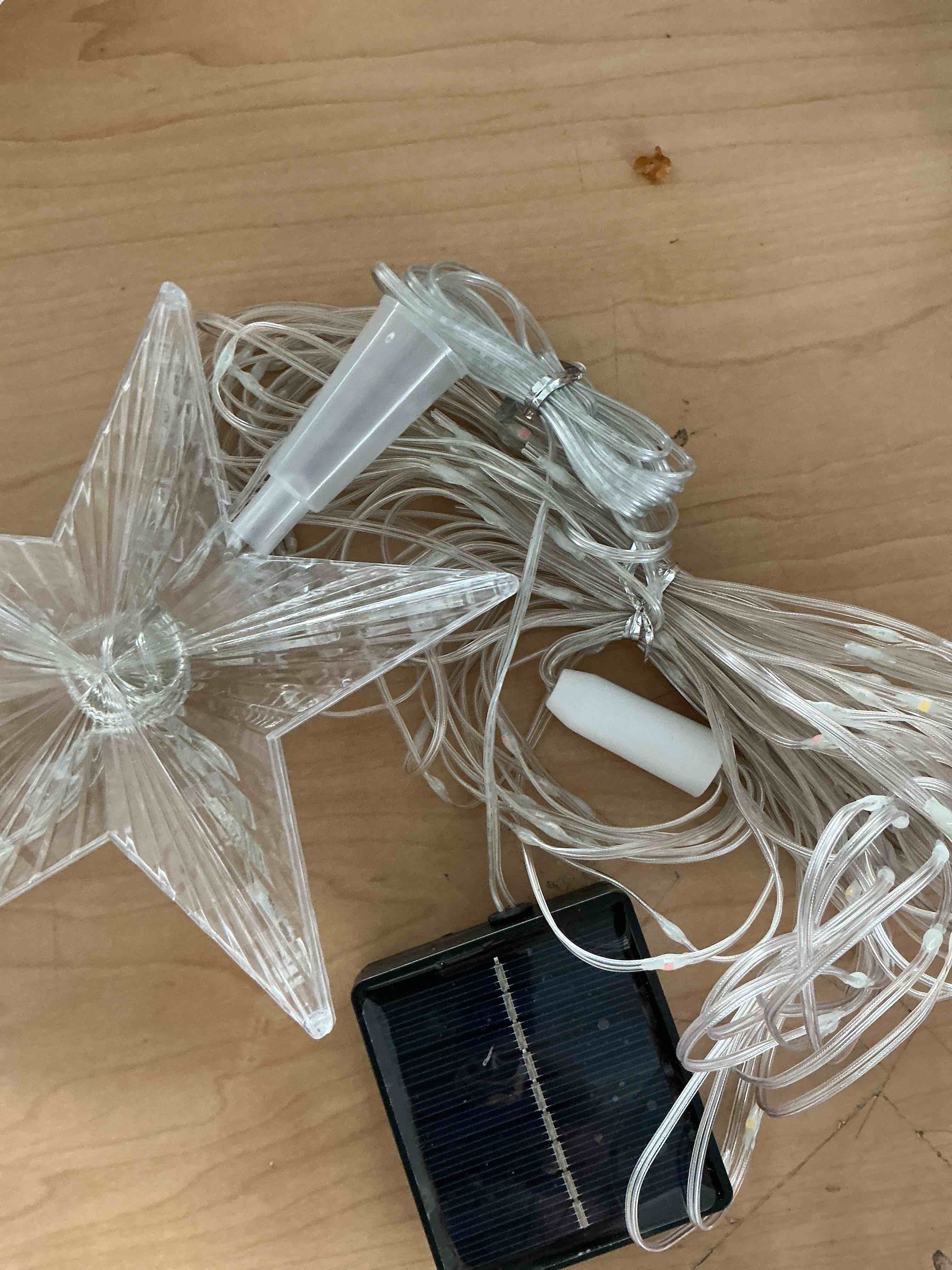 Condition photo showing New/Like New for led solar star light outdoor camping light atmosphere color light decoration, small string lights