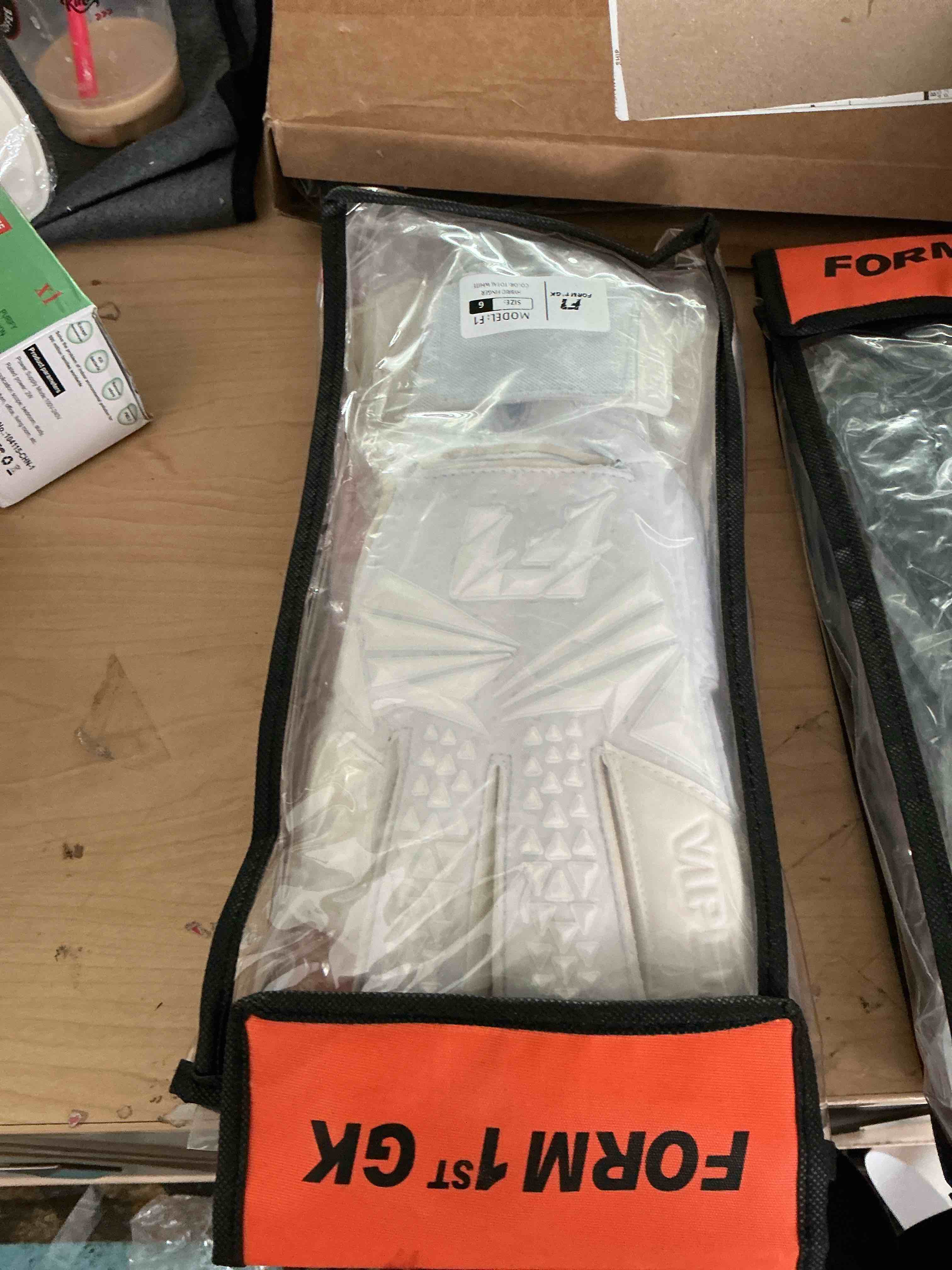 Condition photo showing New/Like New for renegade gk vulcan goalie gloves - adult, youth, kids (sizes 6-11, 4 styles, level 3) pro-tek fingersaves & 3.5+3mm hyper grip | excellent goalkeeper glove for higher play | based in the usa