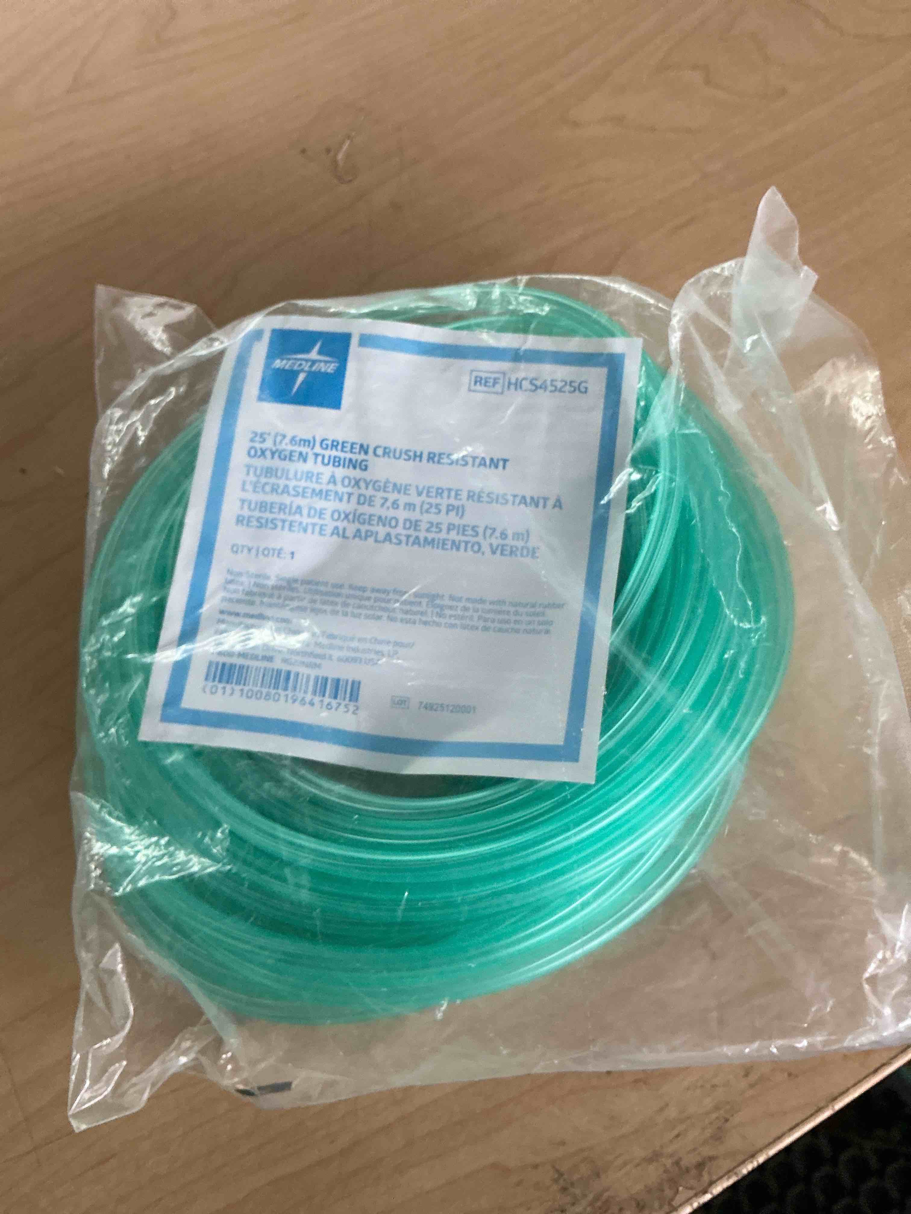 Condition photo showing New/Like New for mars wellness oxygen tubing - premium green crush resistant oxygen tubes - 25 foot