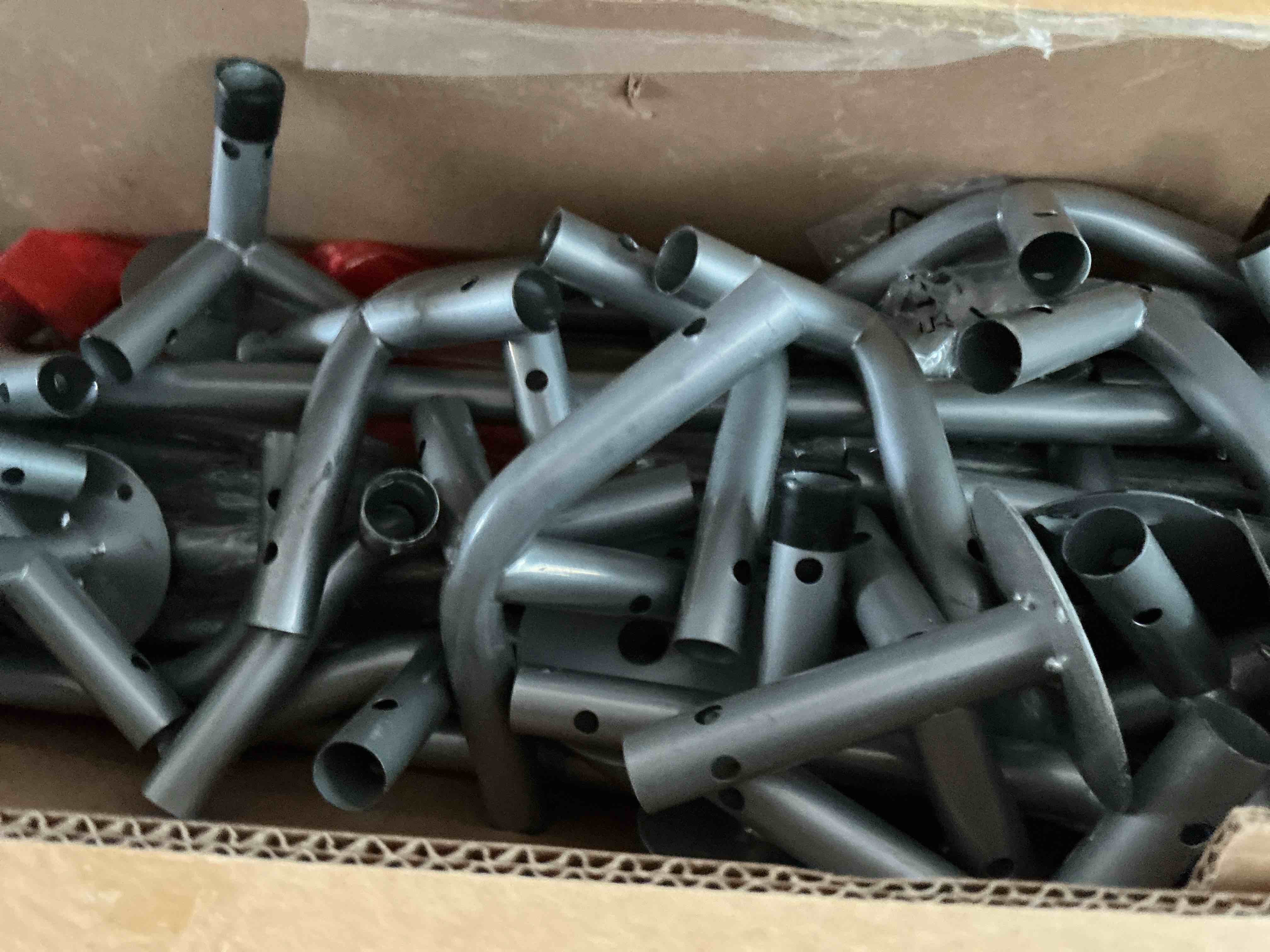 Condition photo showing New/Like New for fitting 3way emt pipe golf frame batting cage | multi way frame corner connector fits 3/4in emt pipe with 15/16in outer diameter for canopy batting cage frame construction