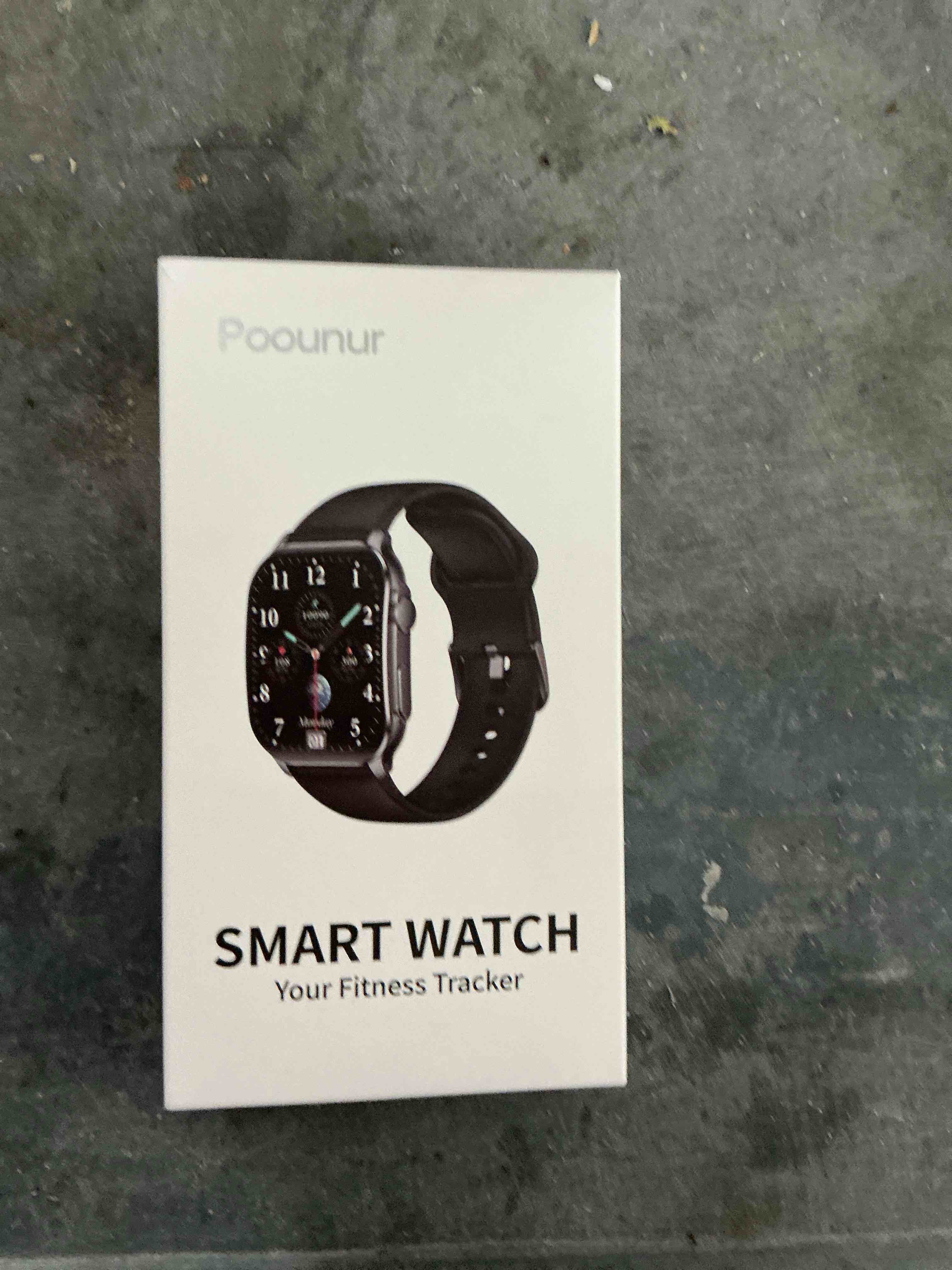 Condition photo showing Brand New for smart watch for men, 2.01" amoled curved hd screen smart watch, fitness tracker with 24/7 heart rate/sleep monitor, ip68 waterproof running watch, compatible with ios & android for daily workout black